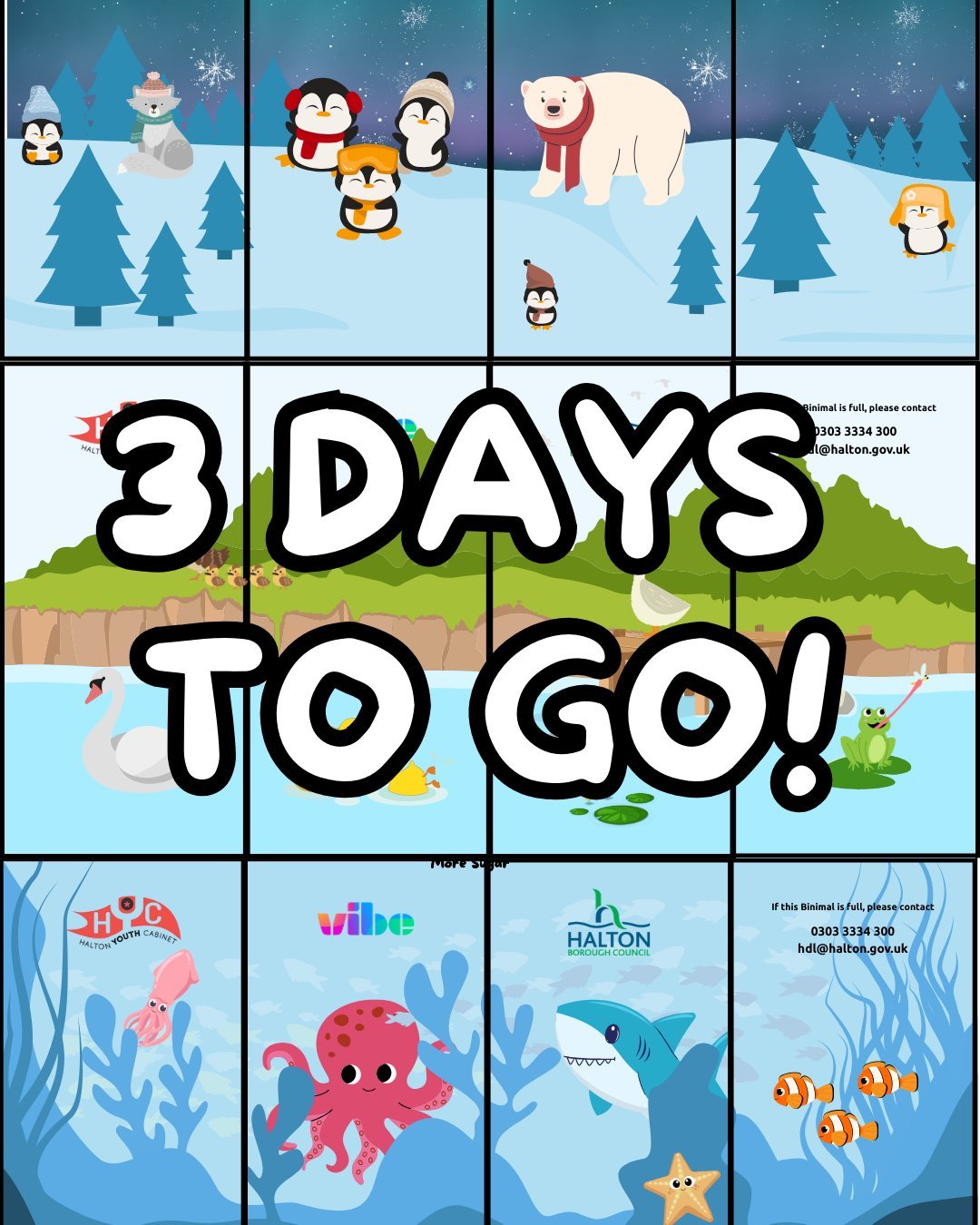 Only 3 days to go until Binimals launch across Widnes &amp; Runcorn! 🐸♻️
Meet the Binimals .
A group of animal-inspired bins designed by young people at HYC @haltonyouthcabinet to make using bins more fun, visible and engaging for children and famil