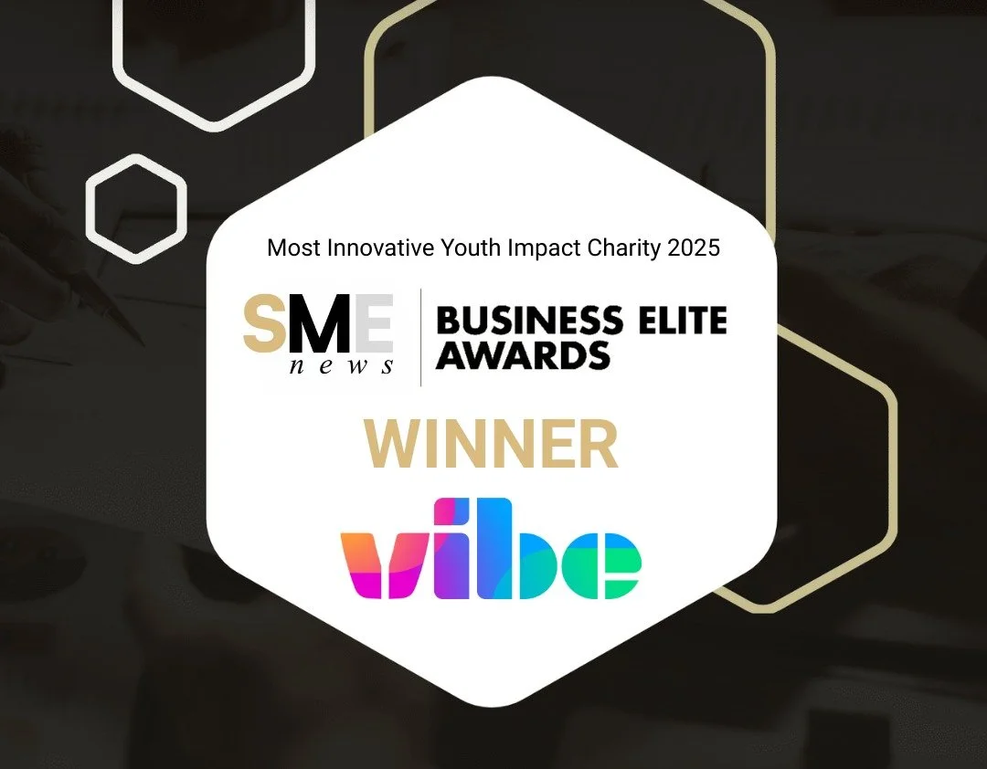 🏆 We&rsquo;re Award Winners! 🏆

We&rsquo;re incredibly proud to share that Vibe UK has been named a 2025 SME Business Elite Awards Winner, taking home the title of Most Innovative Youth Impact Charity 2025 🌟

This recognition celebrates the passio