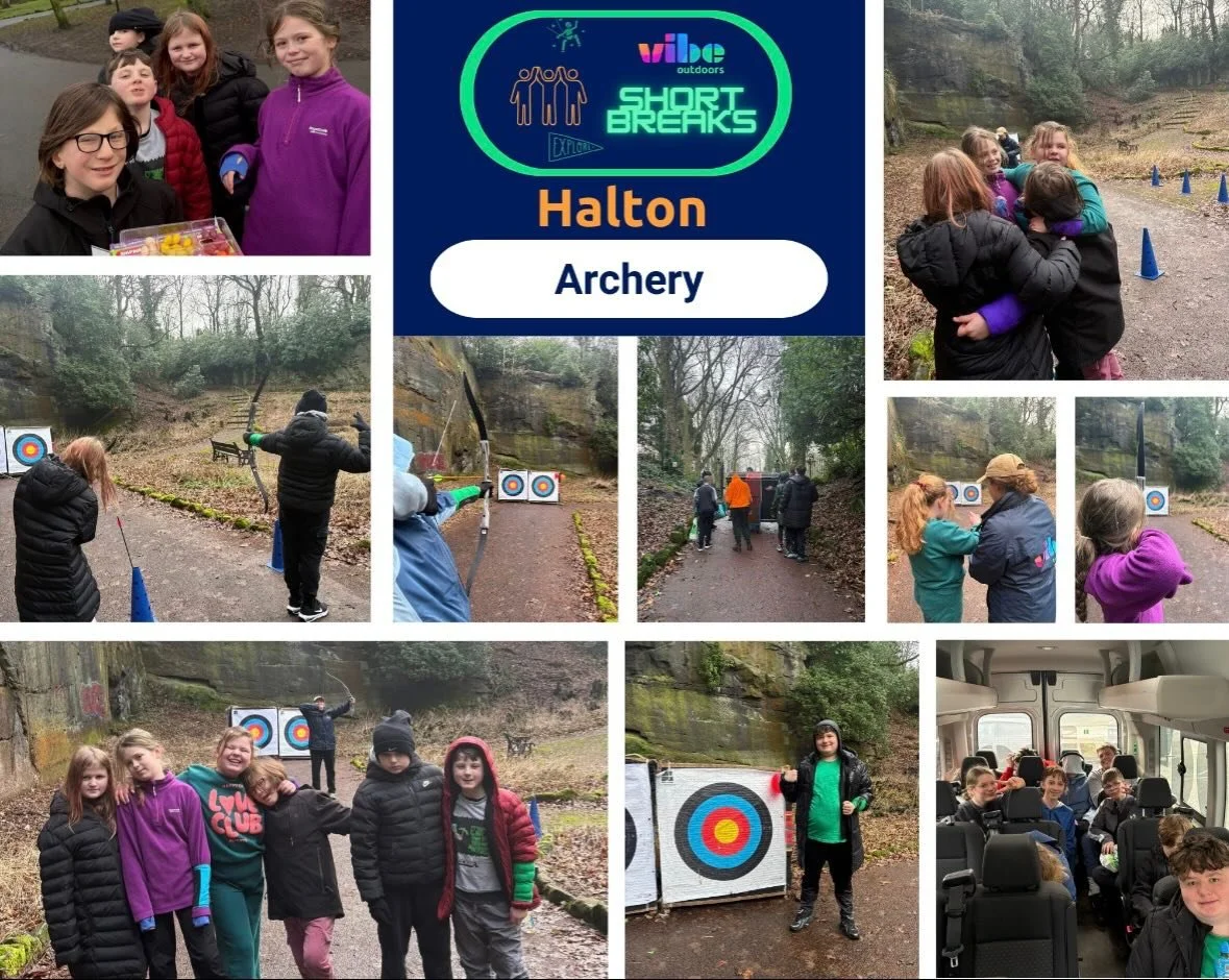Brilliant #Archery session with our #HaltonShortBreaksOutdoors club! The young people chose this activity and engaged well, challenging themselves while improving their skills 👍 

As always, we included a variety of games and team tasks to promote r