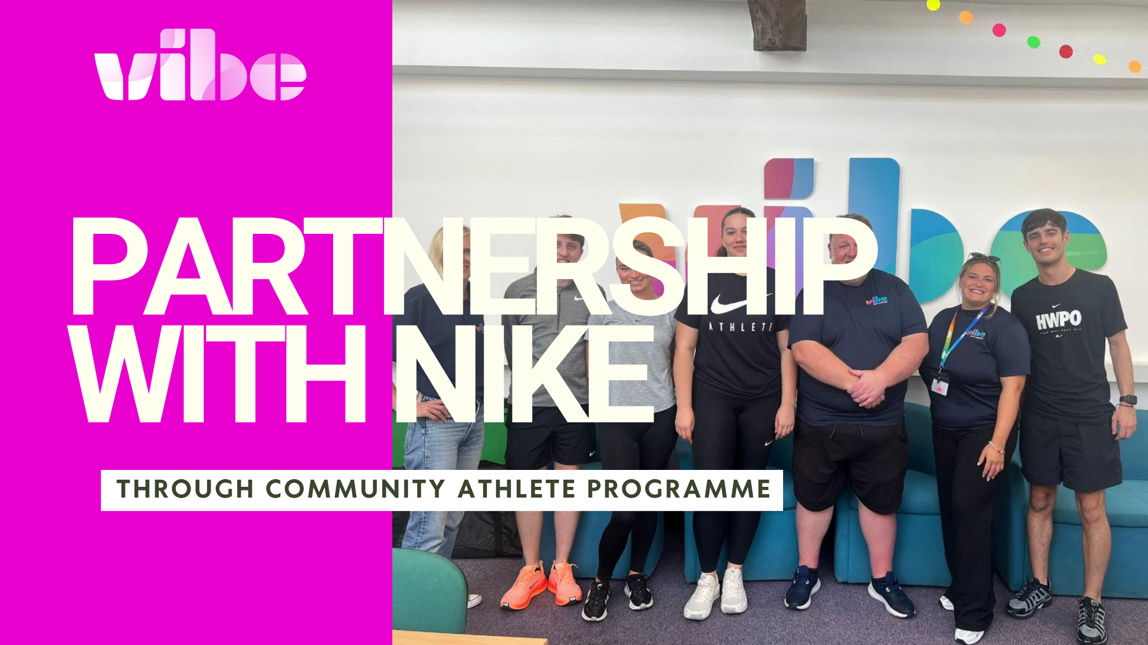 Vibe UK Launches Partnership with Nike Through Community Athlete Programme