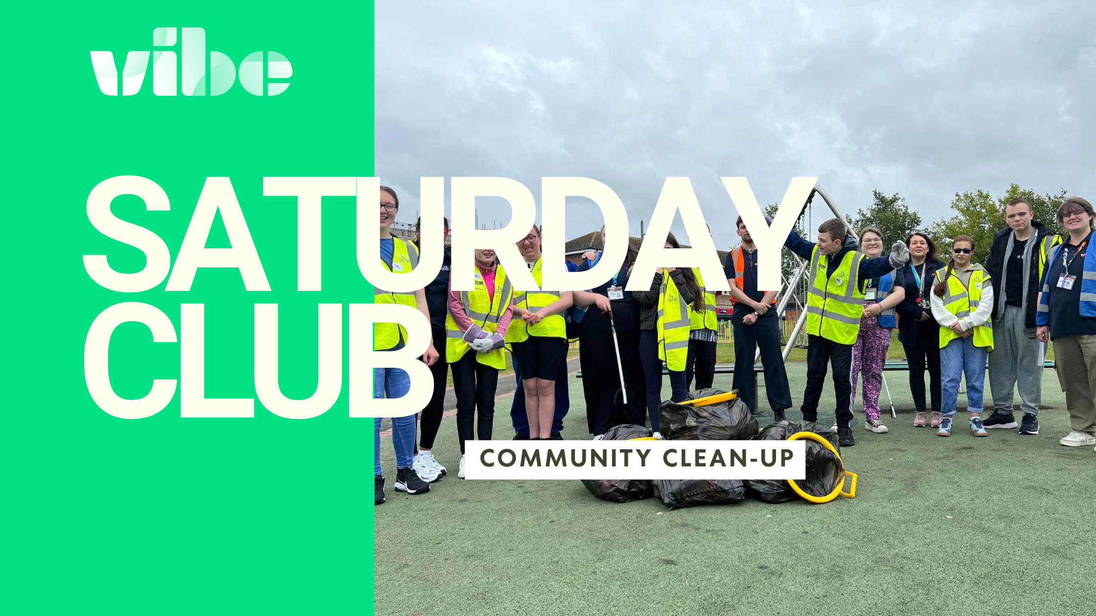 Vibe Staff and Young People Make a Positive Impact with Community Clean-Up