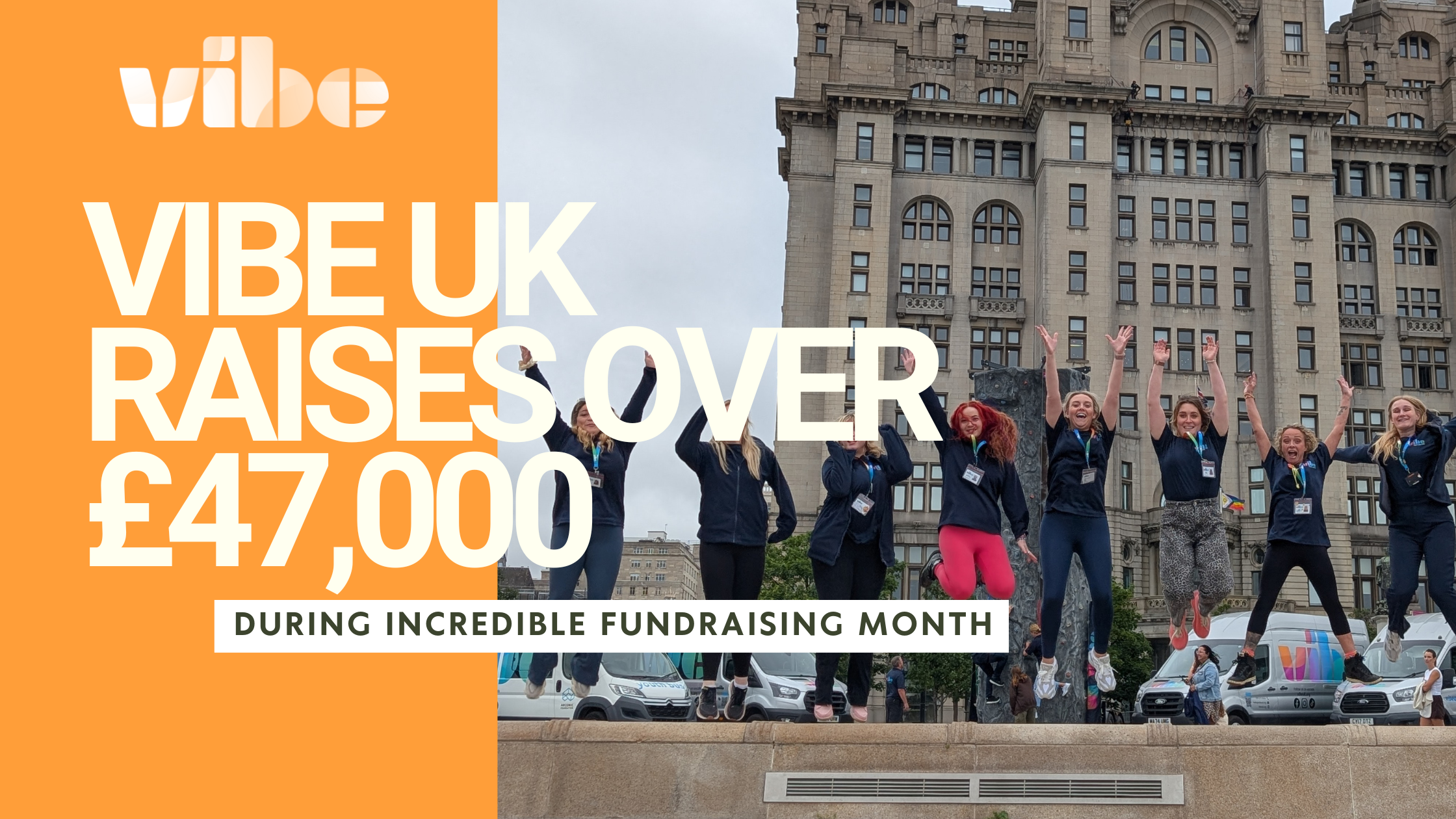 Vibe UK Raises Over £47,000 During Incredible Fundraising Month