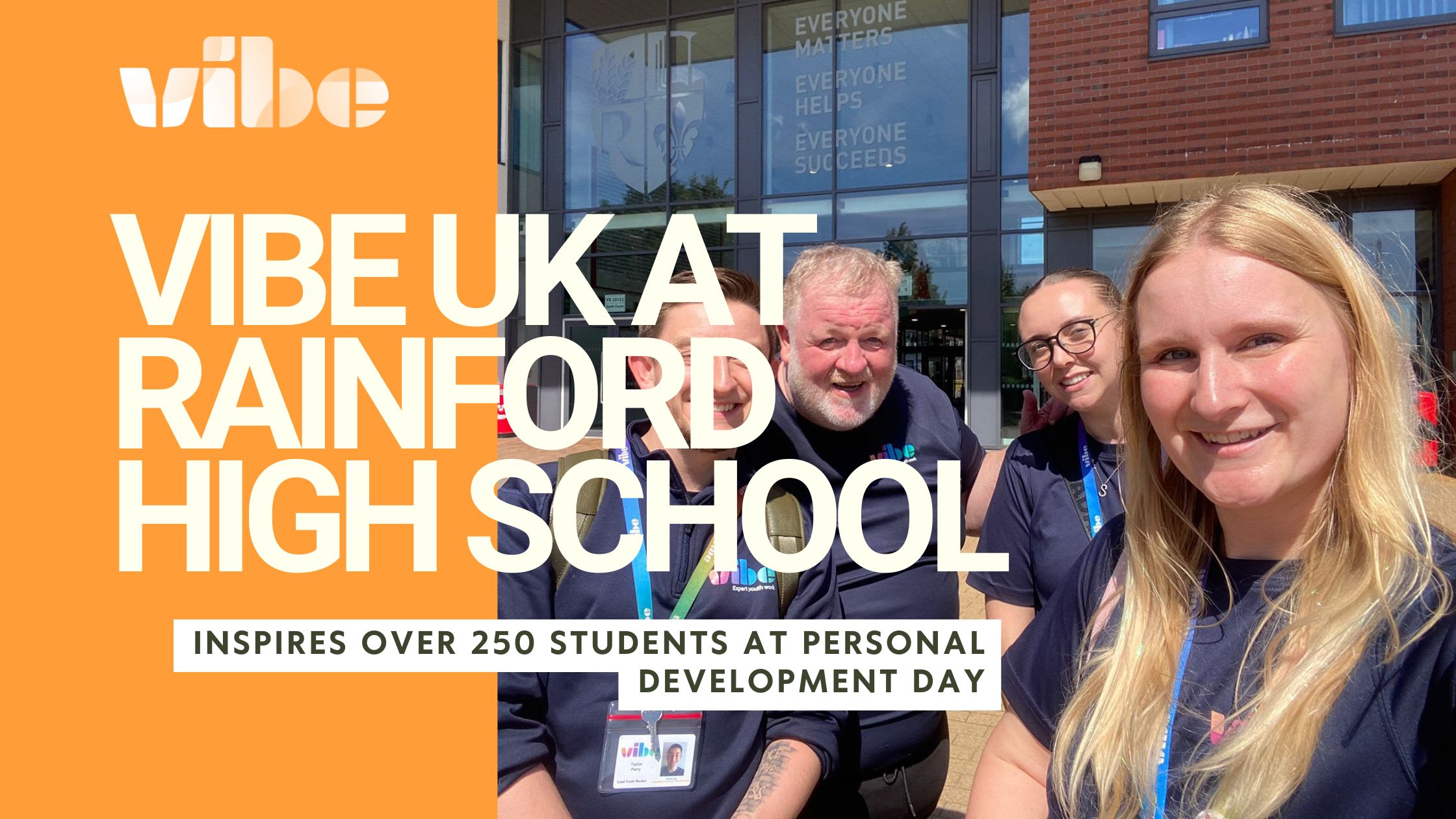 Vibe UK Inspires Over 250 Students at Rainford High School Personal Development Day