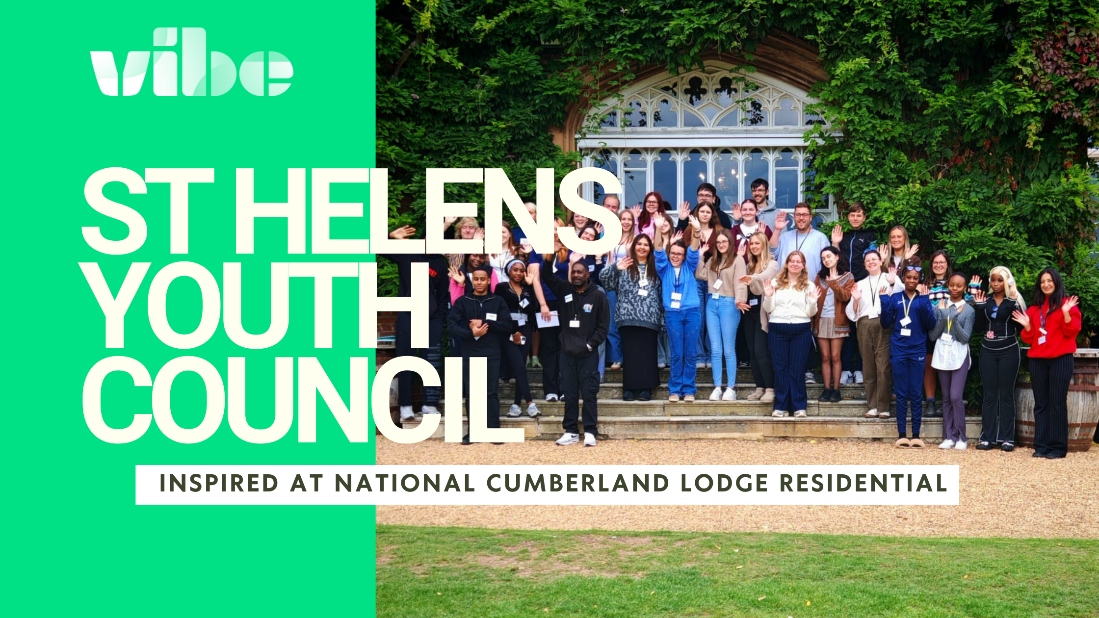 St Helens Youth Council Members Inspired at National Cumberland Lodge Residential