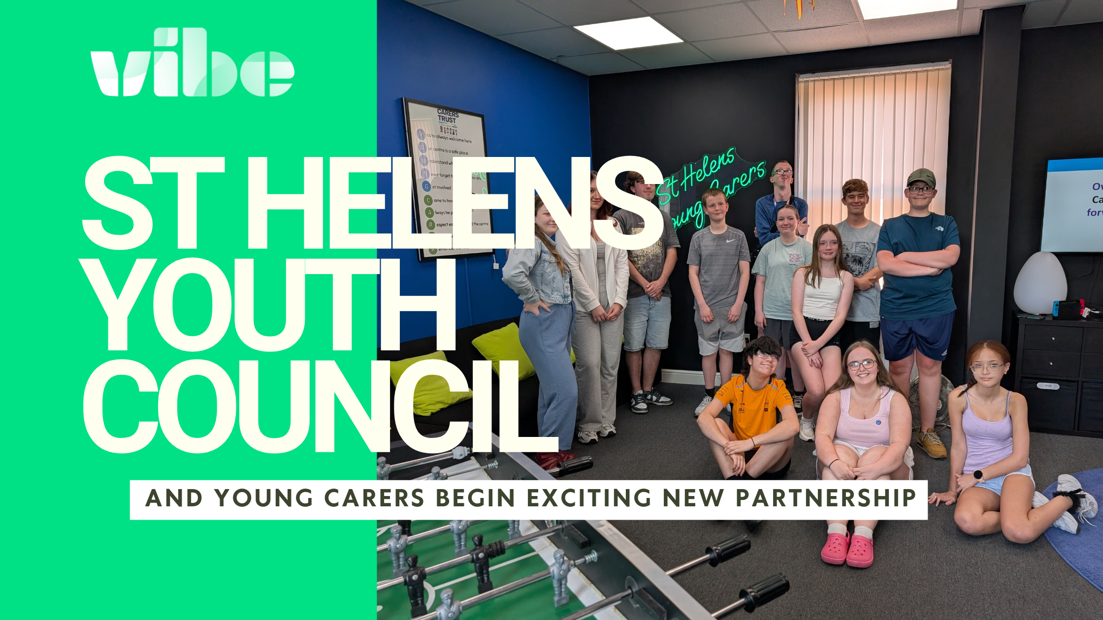 St Helens Youth Council and Young Carers Begin Exciting New Partnership