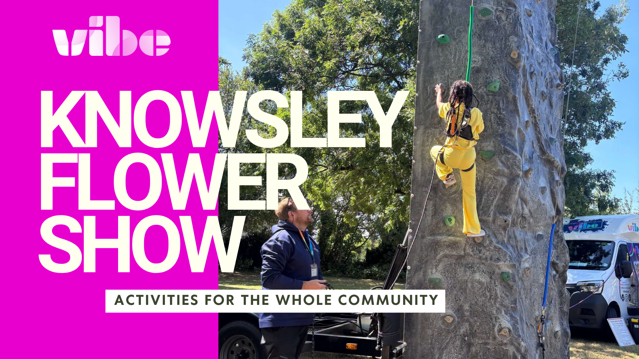 Vibe UK Towers Over Knowsley Flower Show with Activities for the Whole Community