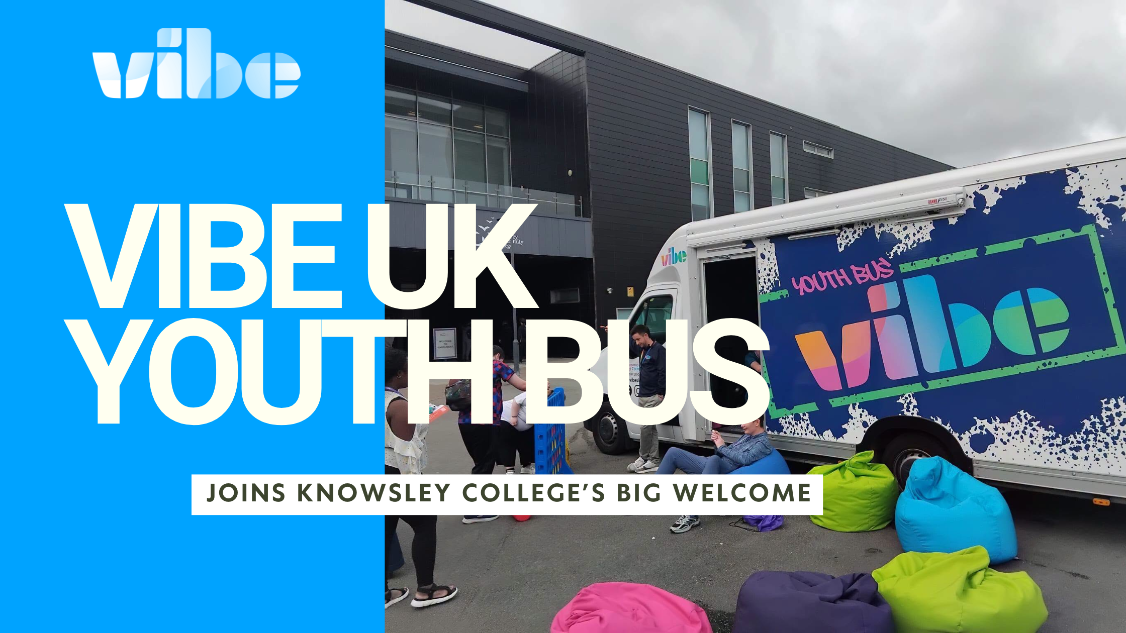 Vibe UK Youth Bus Joins Knowsley College’s Big Welcome