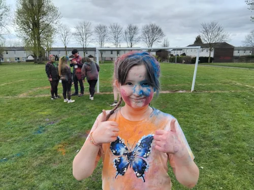 Young people enjoying Halton Brook Youth Hub