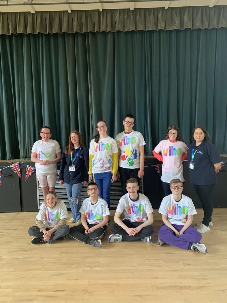 Young people taking part in a VIBE opportunity