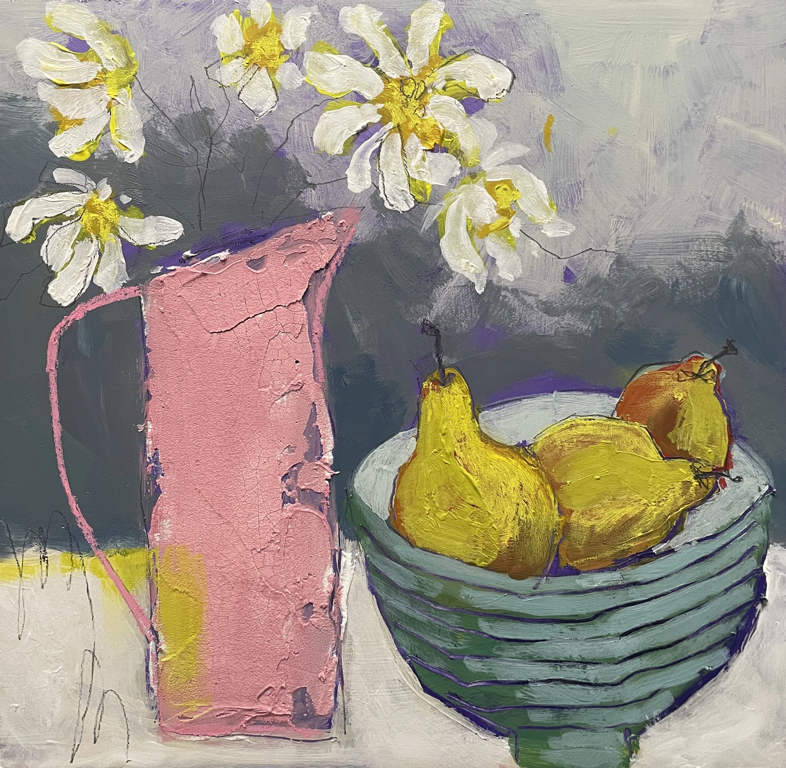 Pink Jug and Pears by SWJ.jpeg