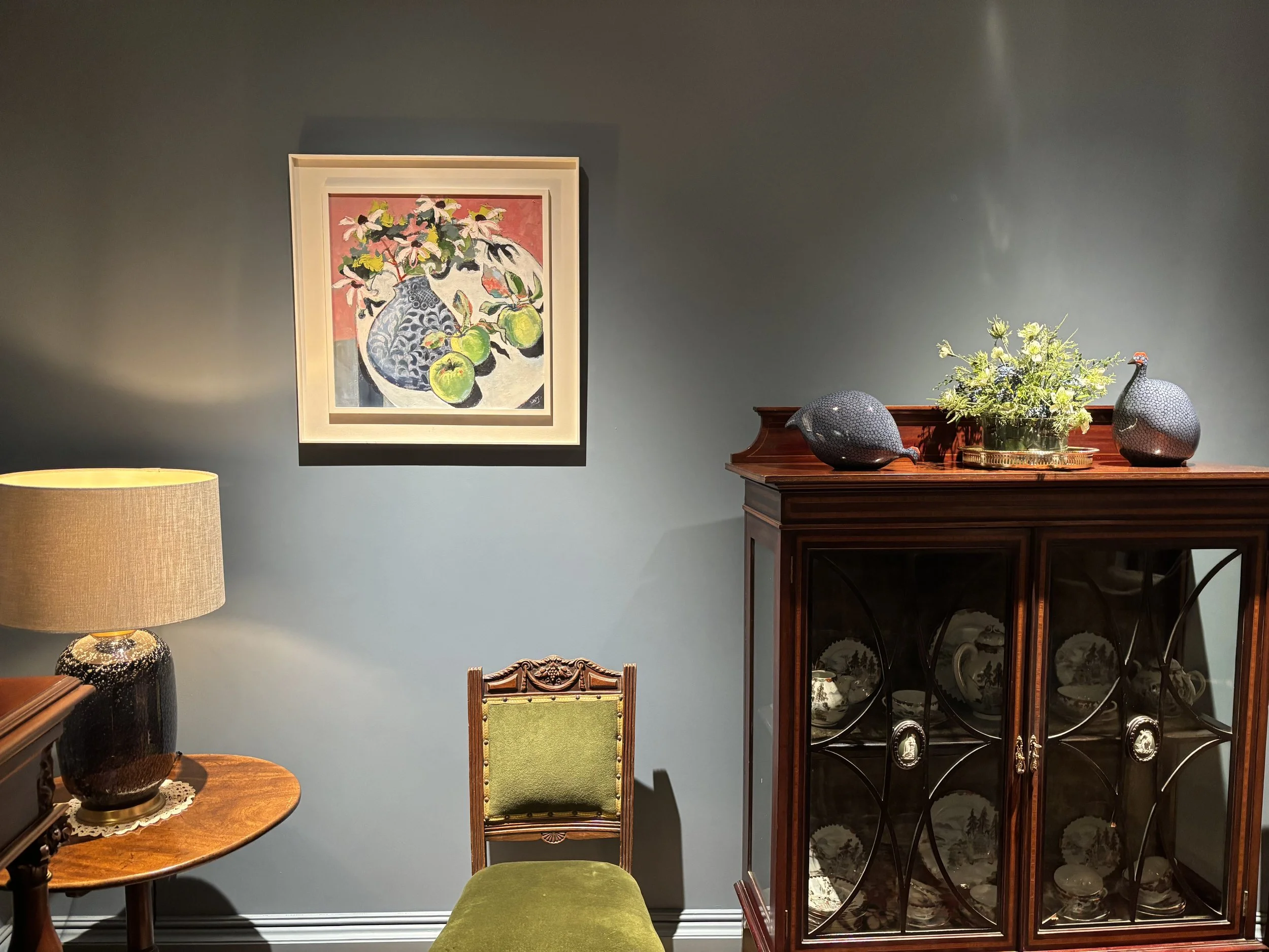 Cooking Apples painting in situ on the wall