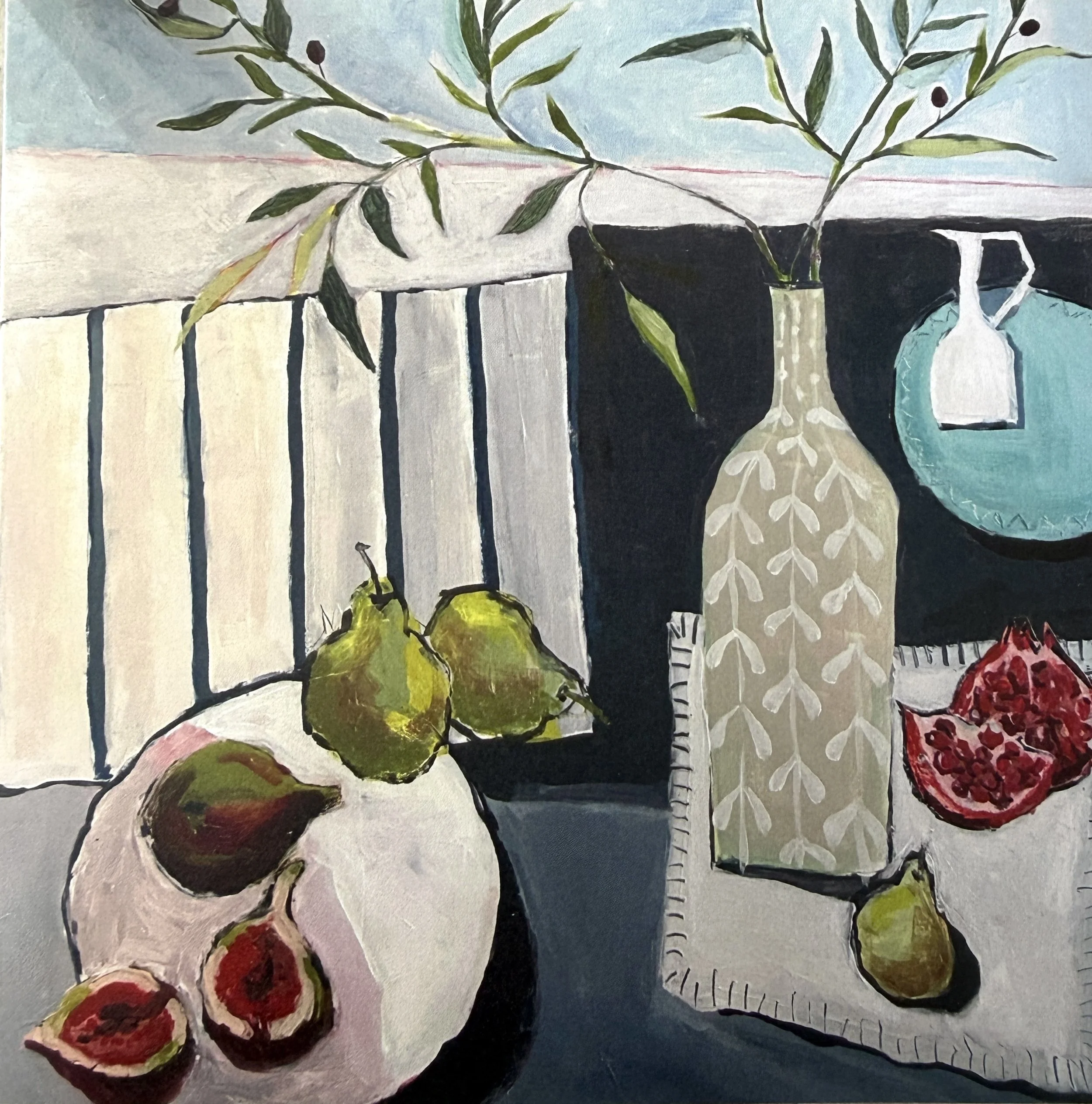 'Persephone's Feast 2' greetings card