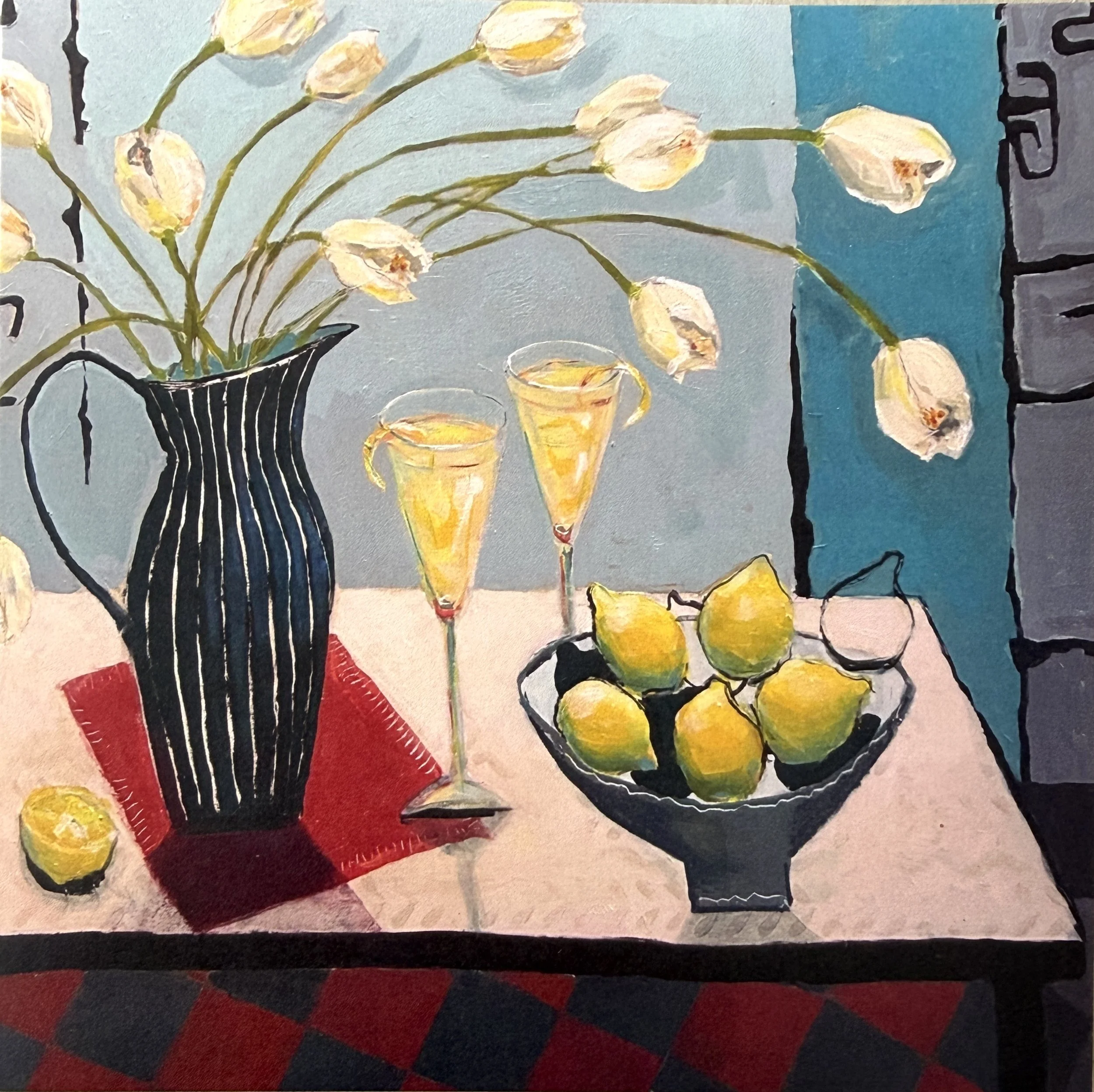 'Mimosas for Two' art card