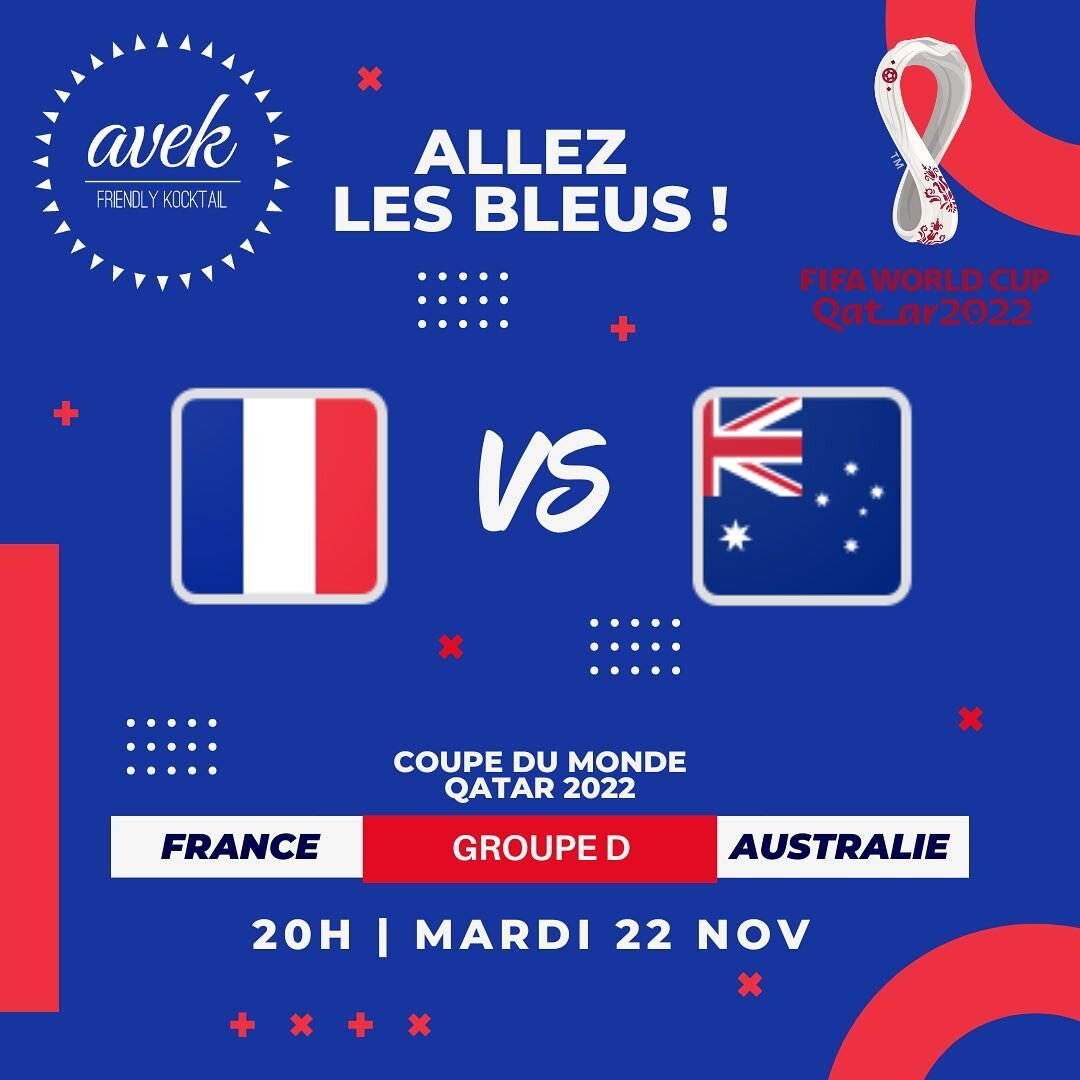 Venez le regarder chez nous sur grand &eacute;cran pour une super ambiance ! #coupedumonde #bar #happyhour #cocktailbar #paris #allezlesbleus #beer