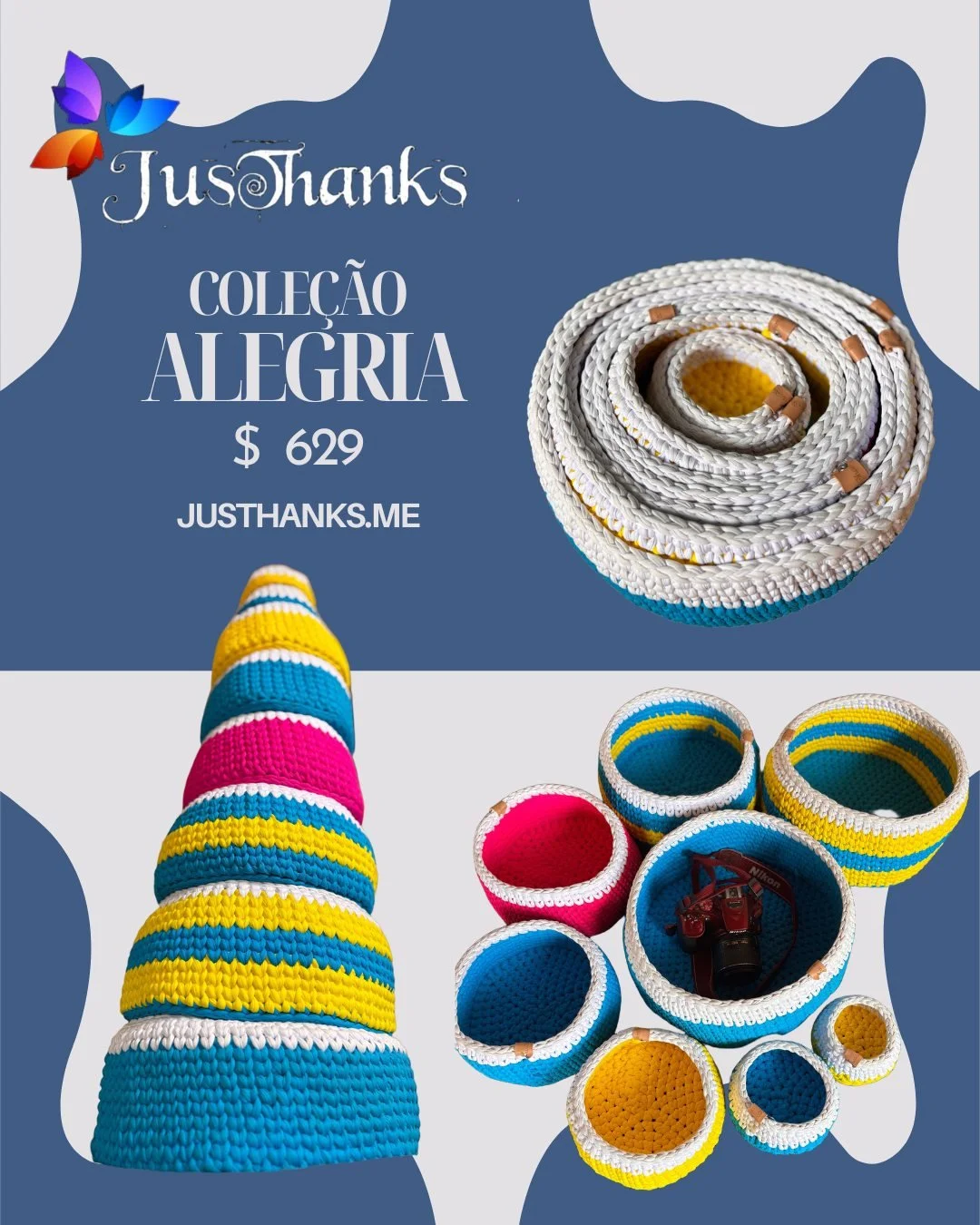 Organiza&ccedil;&atilde;o e Energia em Sintonia com a Eleg&acirc;ncia da Cole&ccedil;&atilde;o Alegria

No turbilh&atilde;o do dia a dia, onde cada minuto conta e o bem-estar &eacute; prioridade, a organiza&ccedil;&atilde;o do nosso ambiente transcen