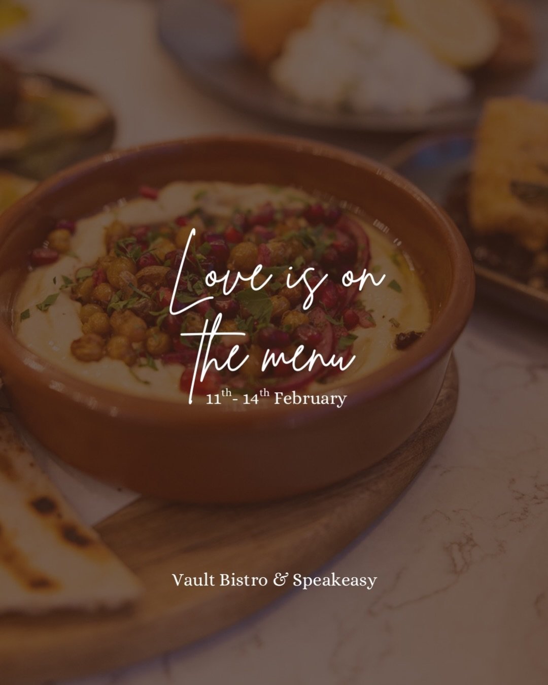 Love is on the menu💕

Our special Valentine&rsquo;s menu runs 11th-14th February, featuring a few special dishes created just for the occasion.
Booking is advised - reserve via our website or
by phone.

Sunday 15th February we will be running our us