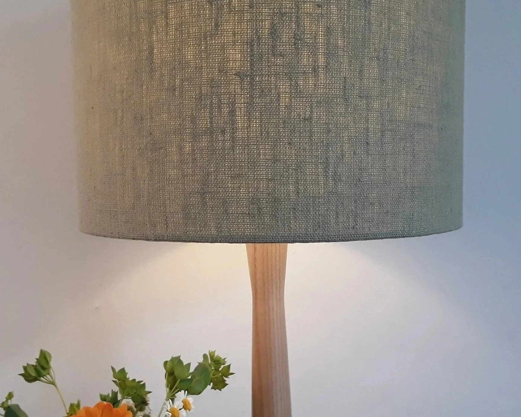 Sage Green Linen lampshade