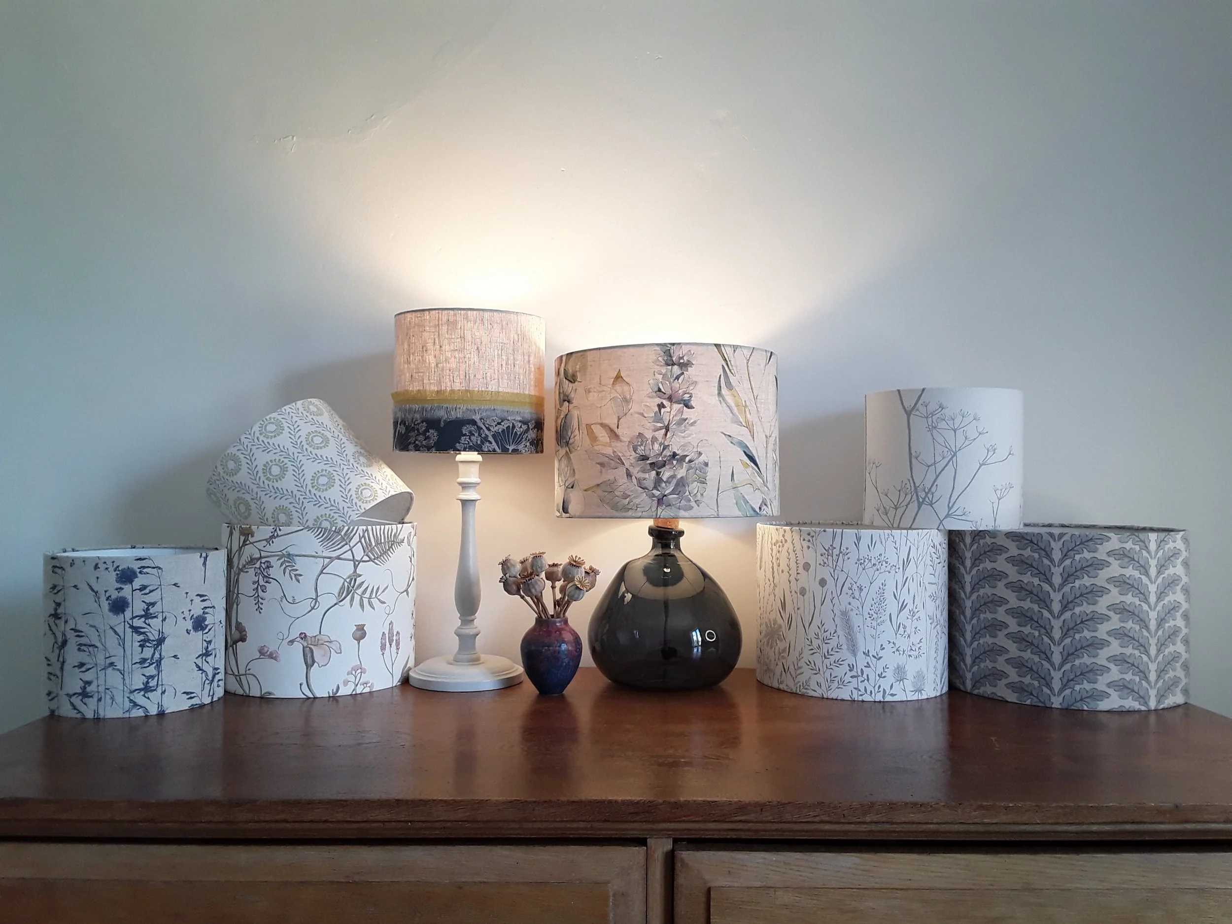 Handmade Floral & Linen Lampshades UK - Hawthorn Shades