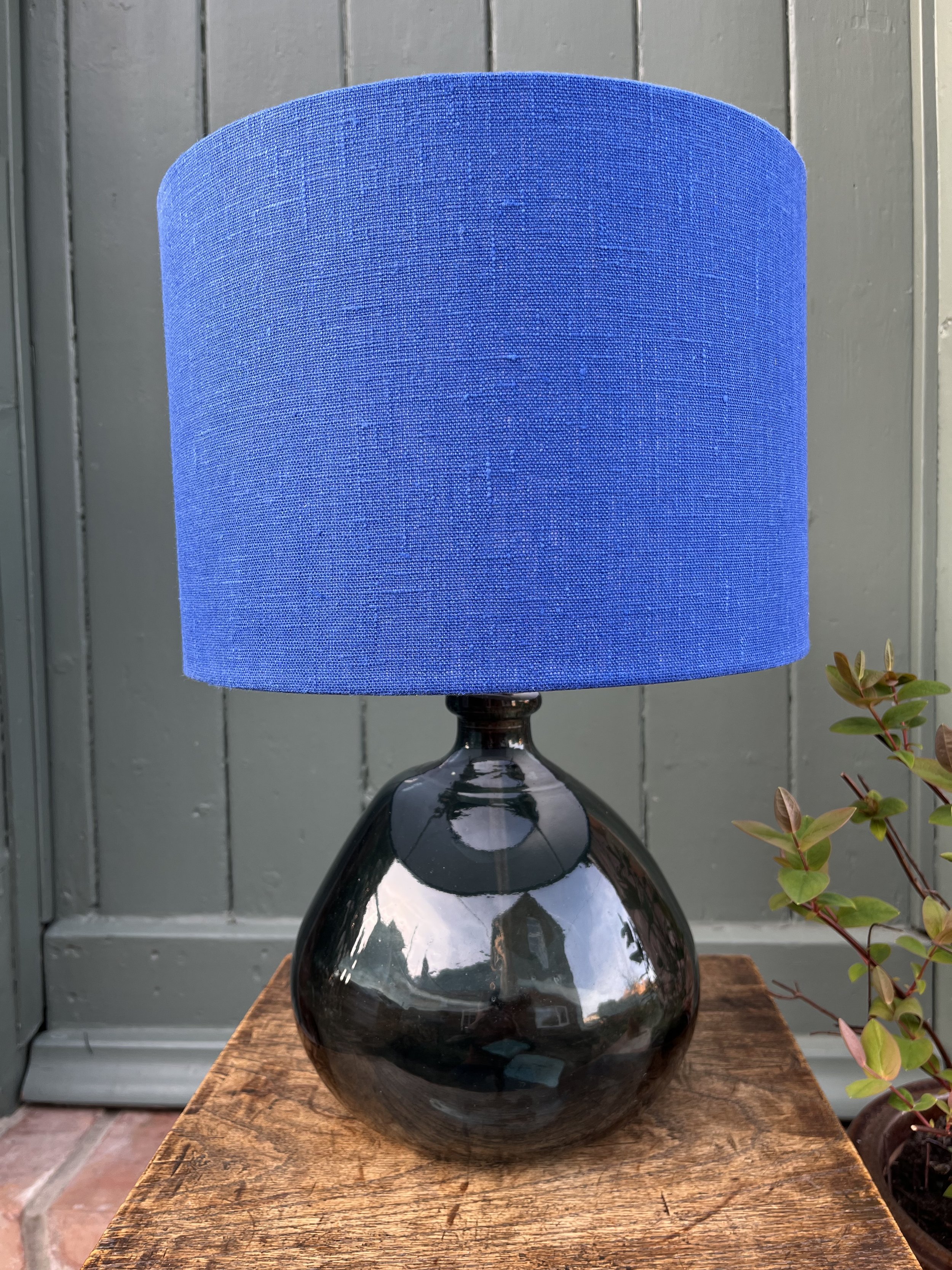 Cobalt blue lampshade.JPG