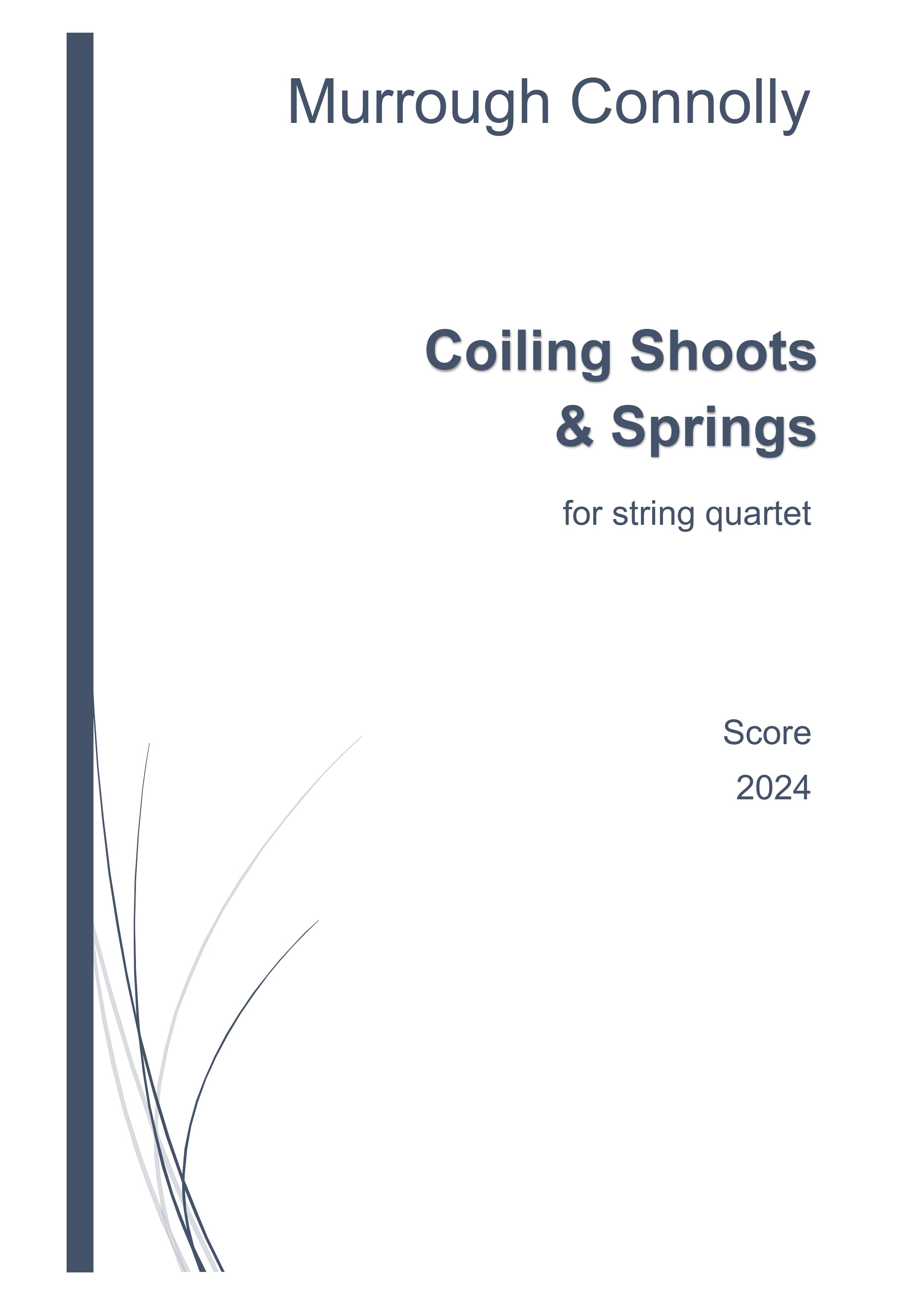 Coiling Shoots & Springs (Score)