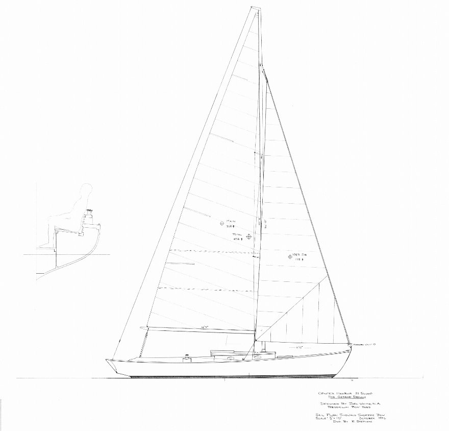 Center Harbor 31 Sail Plan