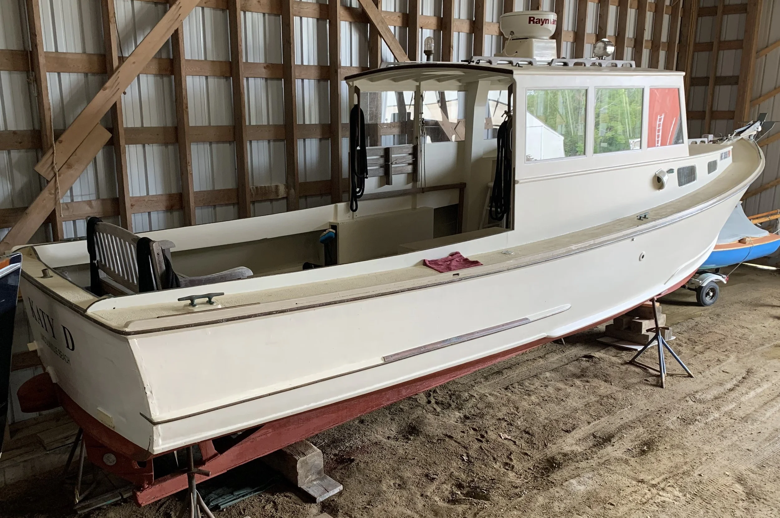 “Katy D” is a lobster boat style Picnic Cruiser For Sale by Brooklin