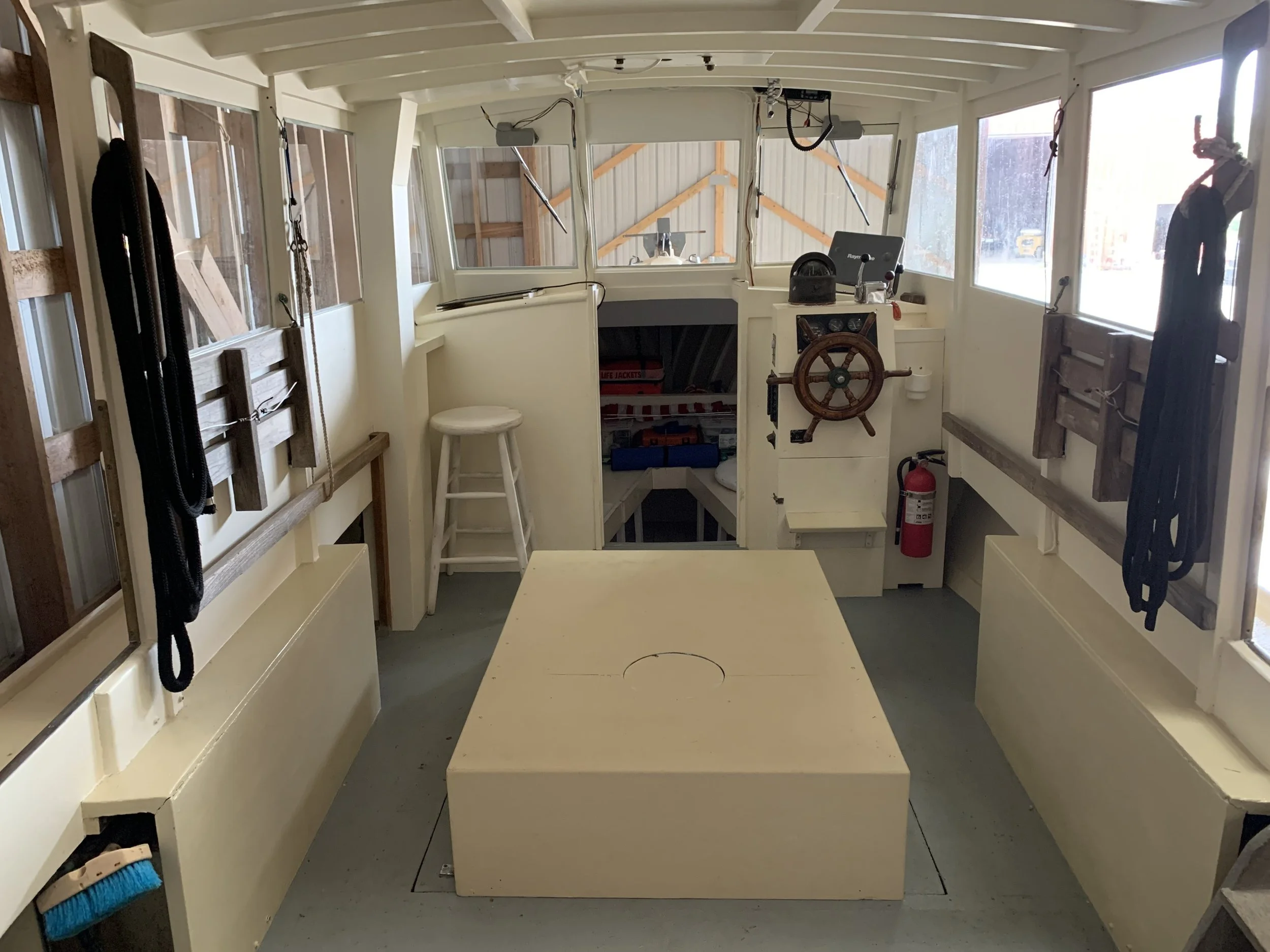 “Katy D” is a lobster boat style Picnic Cruiser For Sale by Brooklin