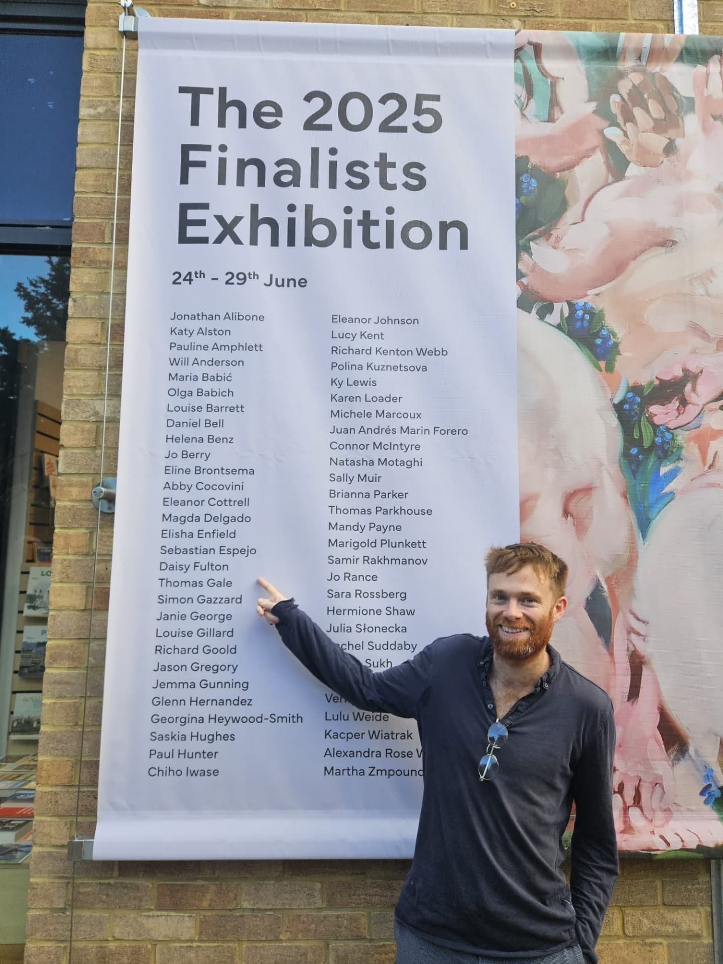 Night out at the private view for the Jacksons Art Prize, 2025 finalists exhibtion at the Bankside Gallery in London.

Feeling pretty excited to see my work in there and my name on a banner!

@jacksons_art_prize

#artexhibition
#artshow
#londonart #a