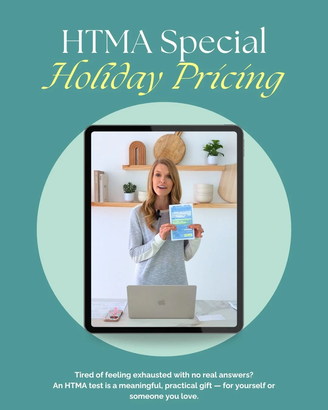 If you&rsquo;ve been feeling exhausted, frustrated, or stuck guessing when it comes to your health &mdash; this is your sign.

A Hair Tissue Mineral Analysis (HTMA) gives you real answers about what&rsquo;s happening beneath the surface, including in