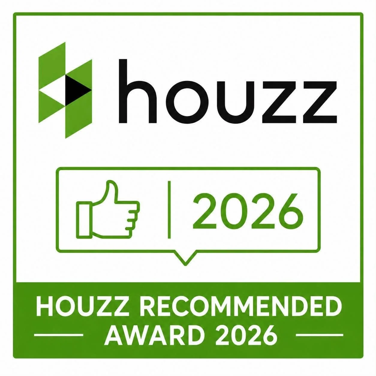 Growing Together for Over a Decade — Houzz Recommended 2026