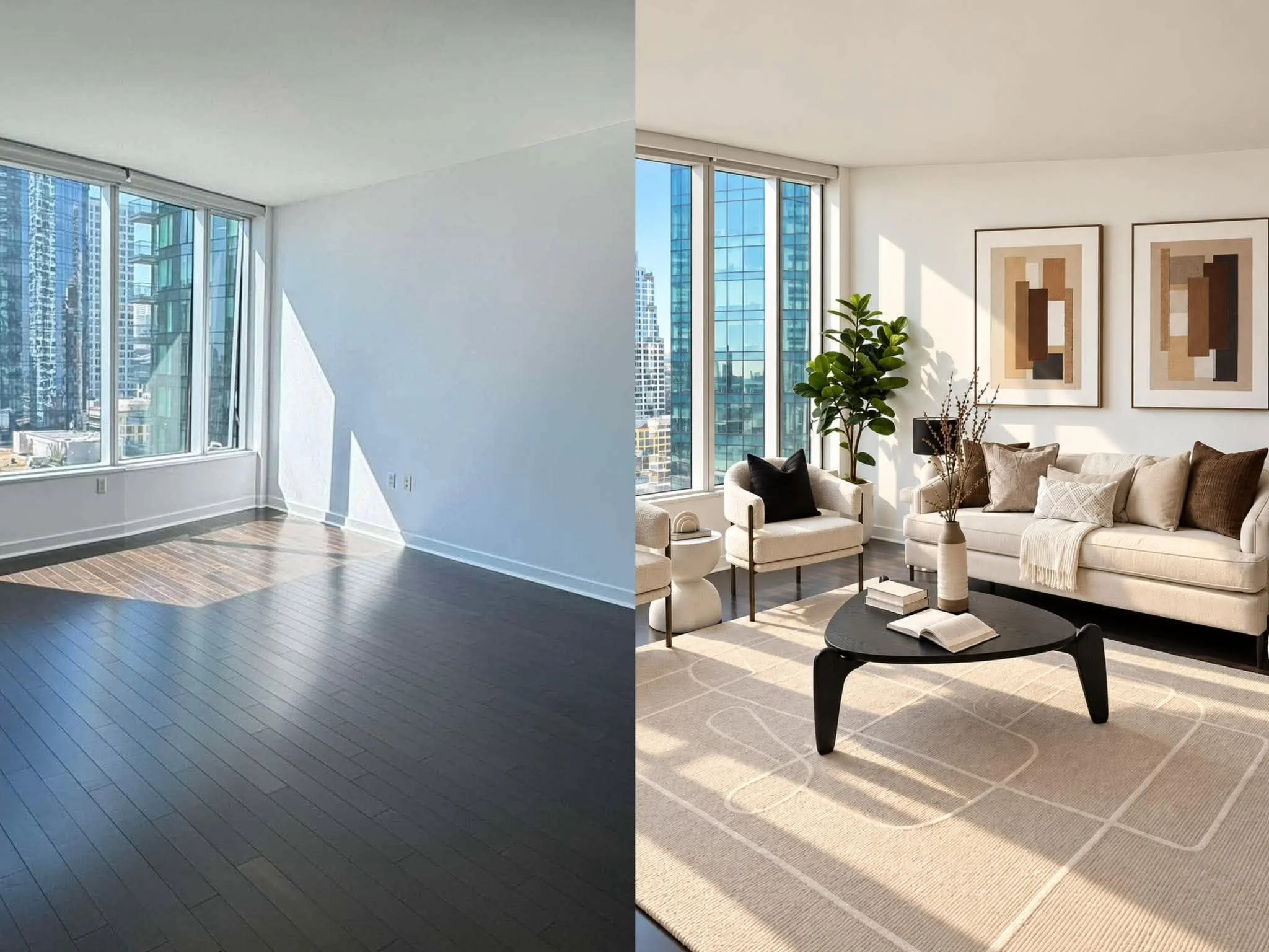 Home Staging Before &amp; After
