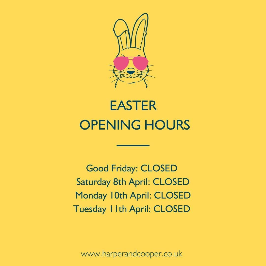 Easter is just around the corner 🐥

We will be closed from 6pm on Thursday 6th April until Tuesday 11th April, inclusive. 

Wishing all our lovely customers a relaxing Easter break 💙

#easter #easterhours #cheltenhamopticians #cheltenhamoptometrist