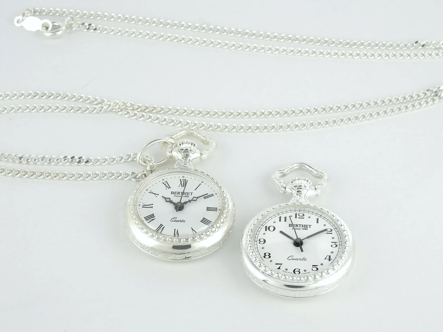 PENDENTIF LÉPINE EN ARGENT MASSIF — BERTHET Horlogerie