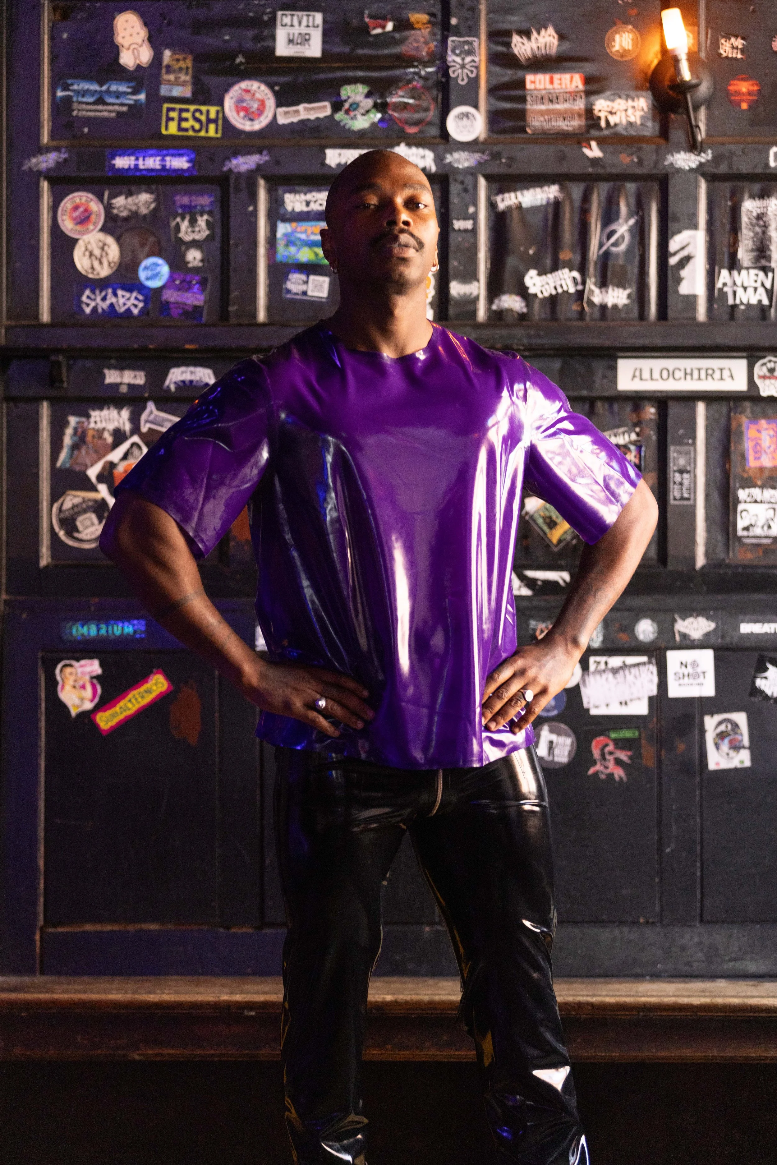 The Mens Loose Fit Latex Tee