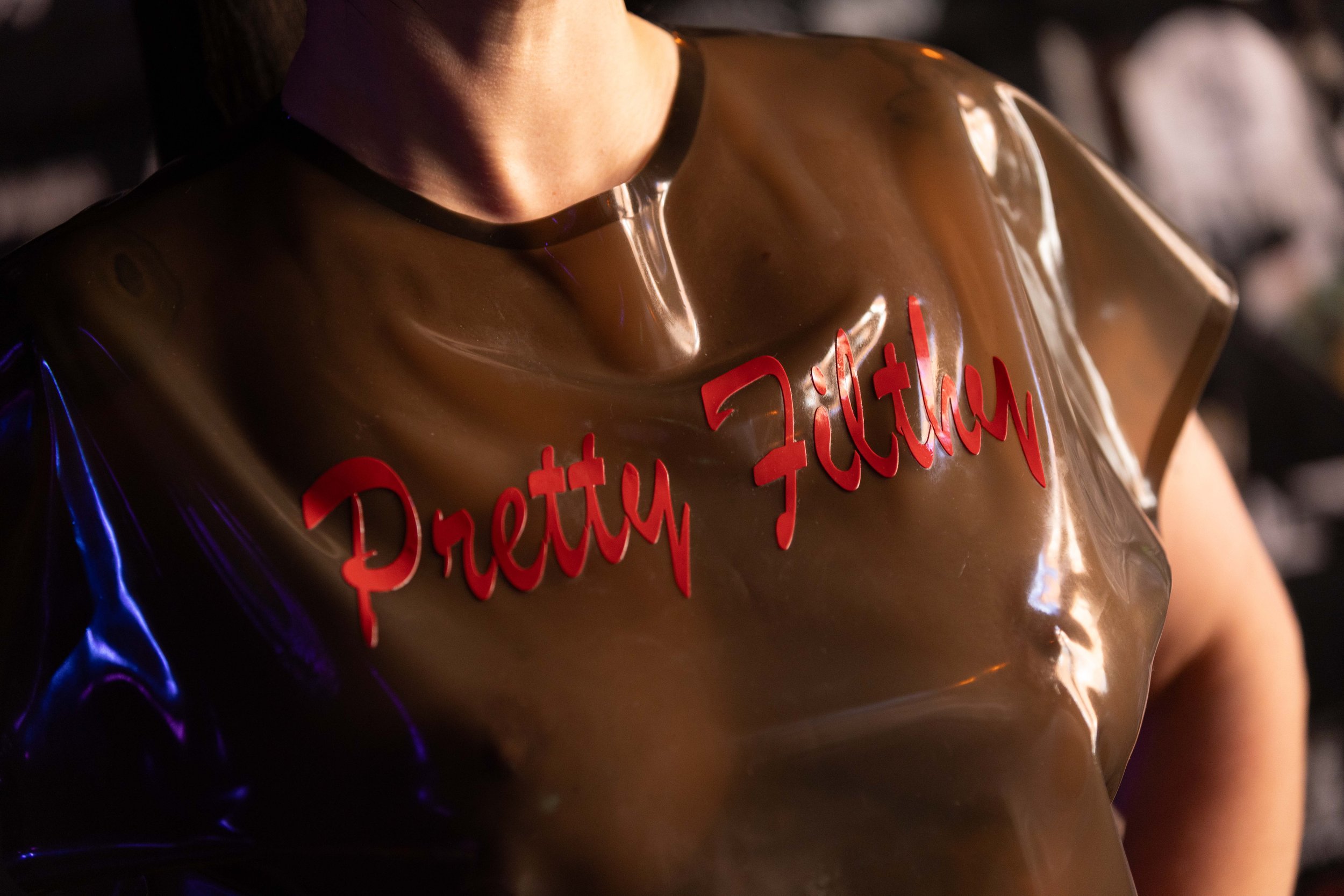 The Pretty Filthy Latex Top