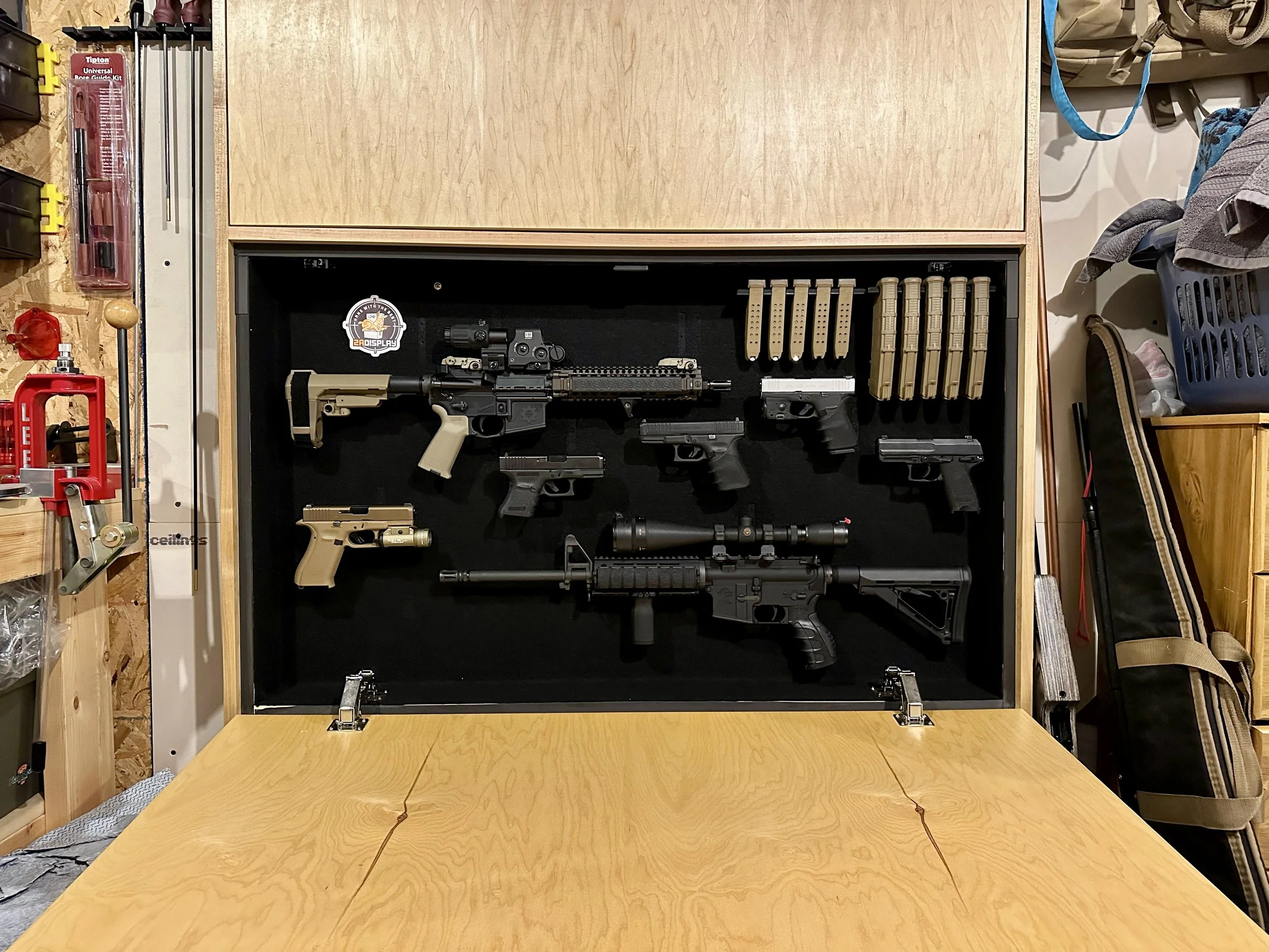 "The Arsenal" RFID Wall Cabinet