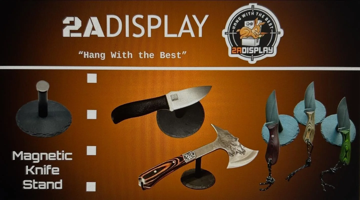 Knife Display #knifestands #knife #knifedisplays  https://www.2adisplay.com/