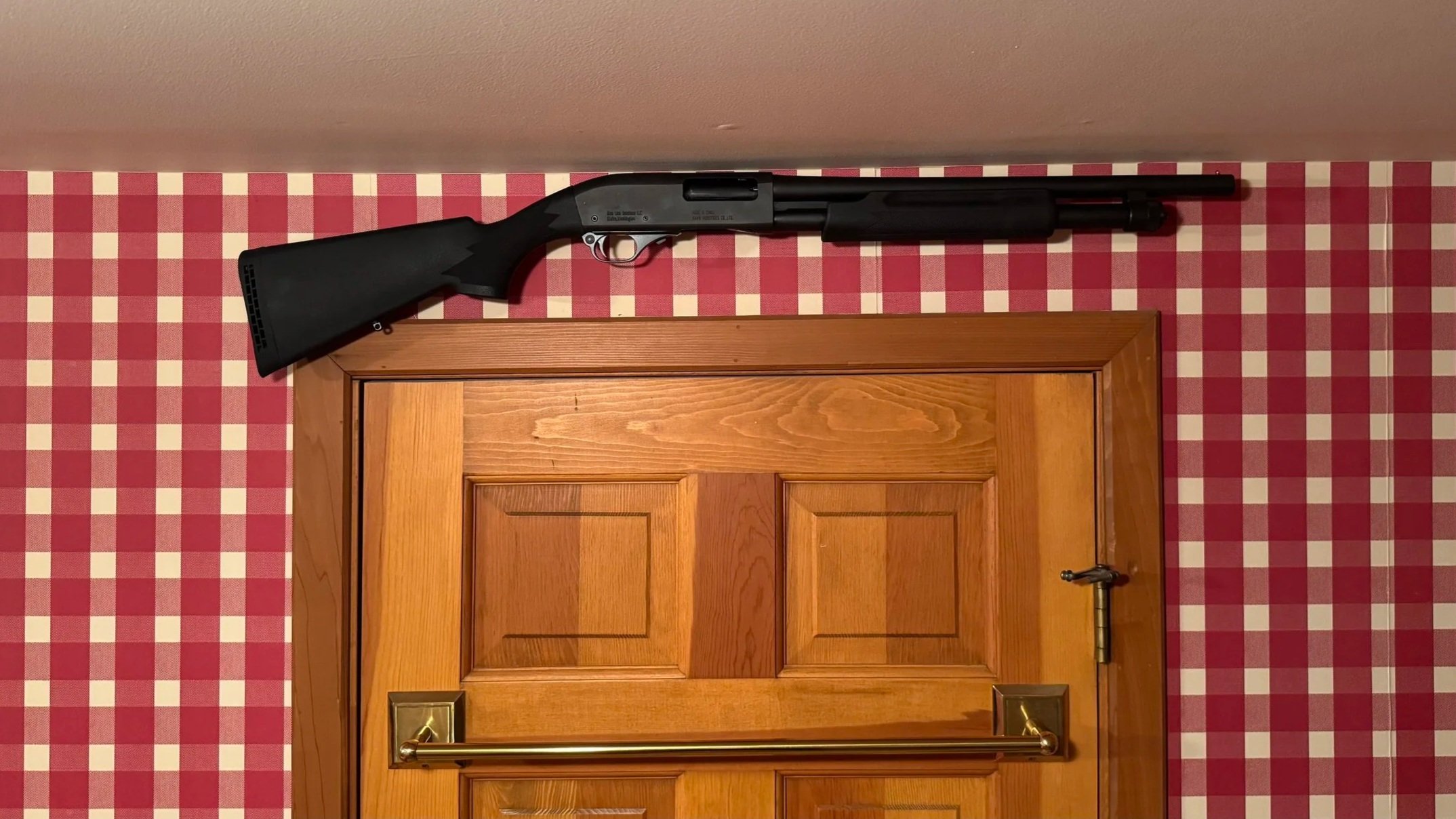 Shotgun Mount Above the Door