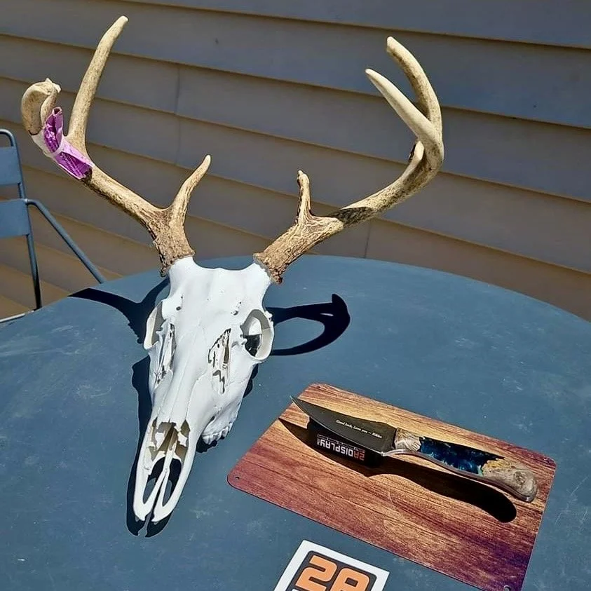 Custom Magnetic Knife Display - Wood Grain - 51 Bravo Custom Knives