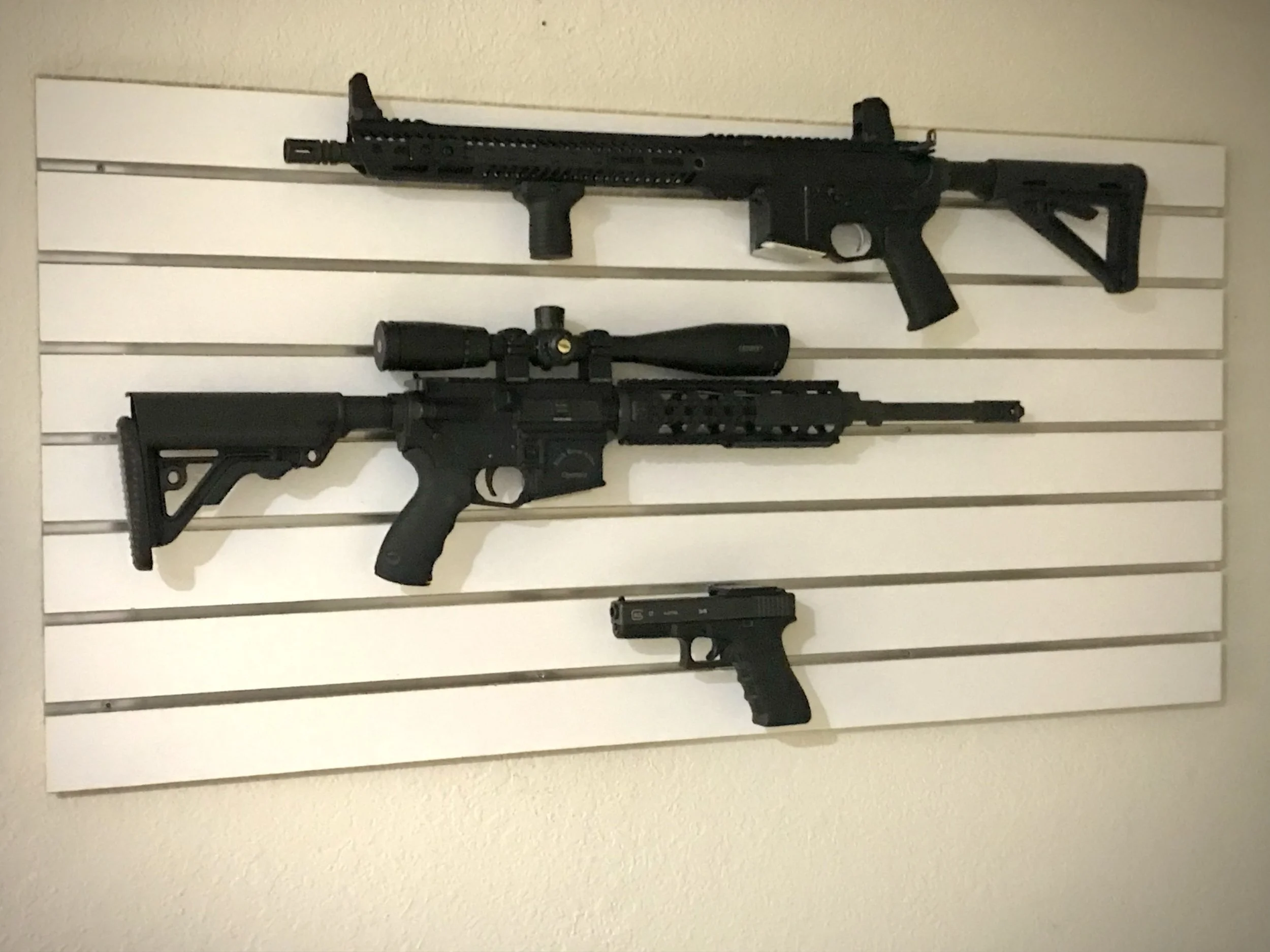 Slatwall Kit - AR-15 Mount - Pistol Mount