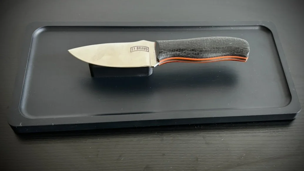 Magnetic Knife Display (Wood) - 51 Bravo Custom Knives