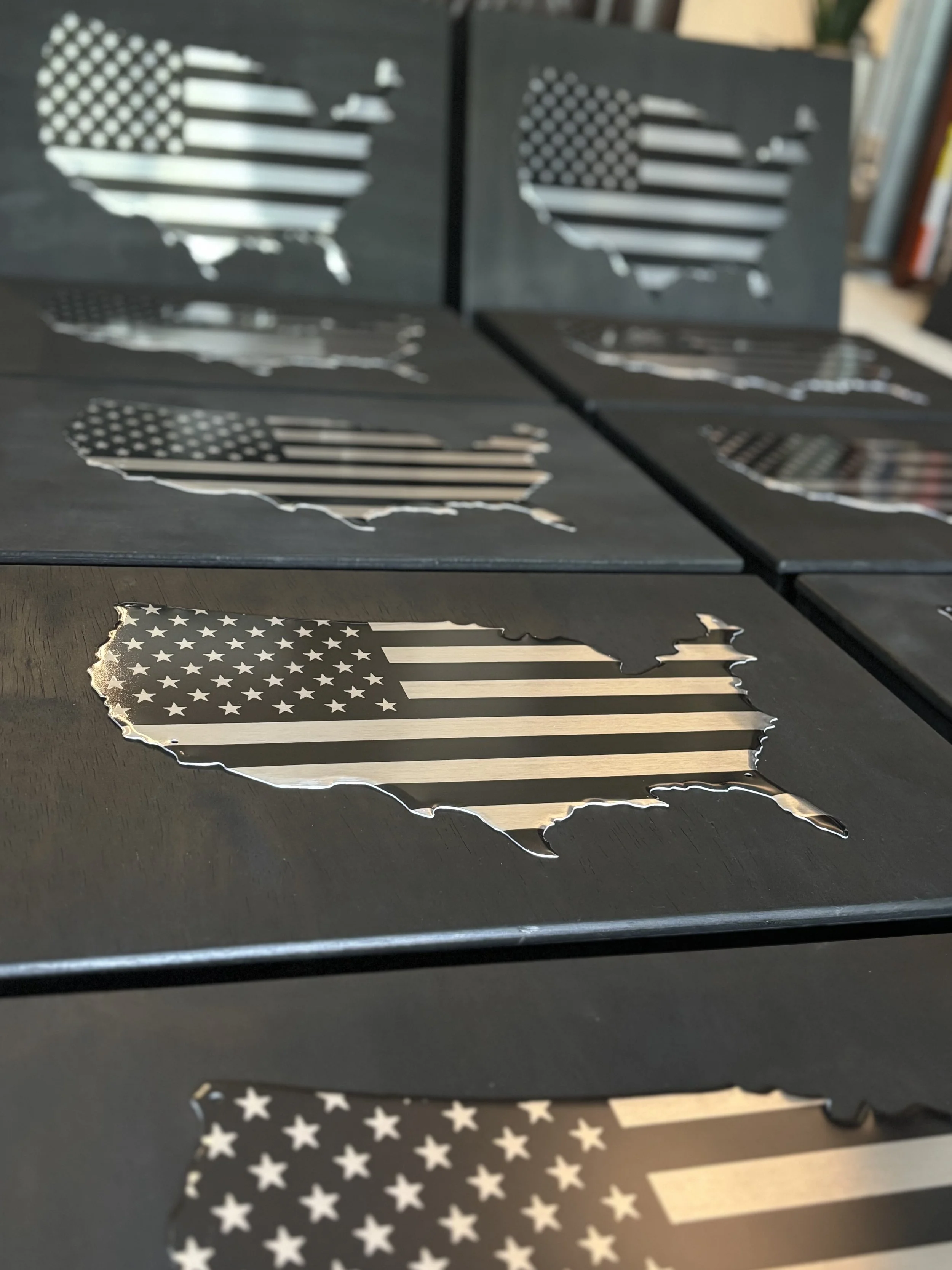 "USA" Metal Backed RFID Wall Cabinets