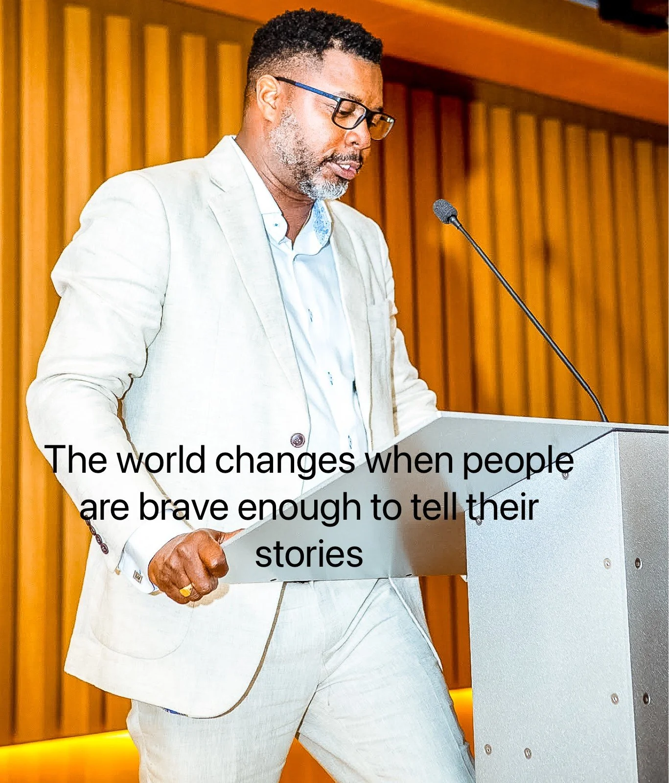 As a storyteller, I have seen the power that our stories have to transform lives, and challenge the ways that we think about the world around us.

I have so many stories that I plan on sharing this November and I hope that you lean in to them, and di