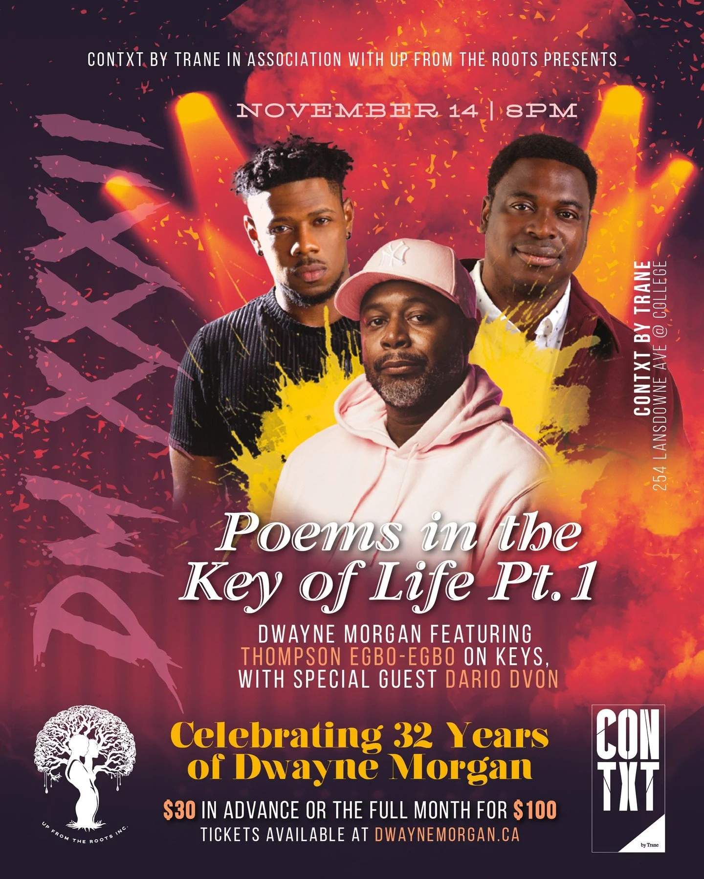 Tomorrow, our 32 year anniversary kicks off!! Show 1 of 5 is ready to take up space inside of @contxtbytrane

Use the link in the bio to get your tickets or just grab them at the door!