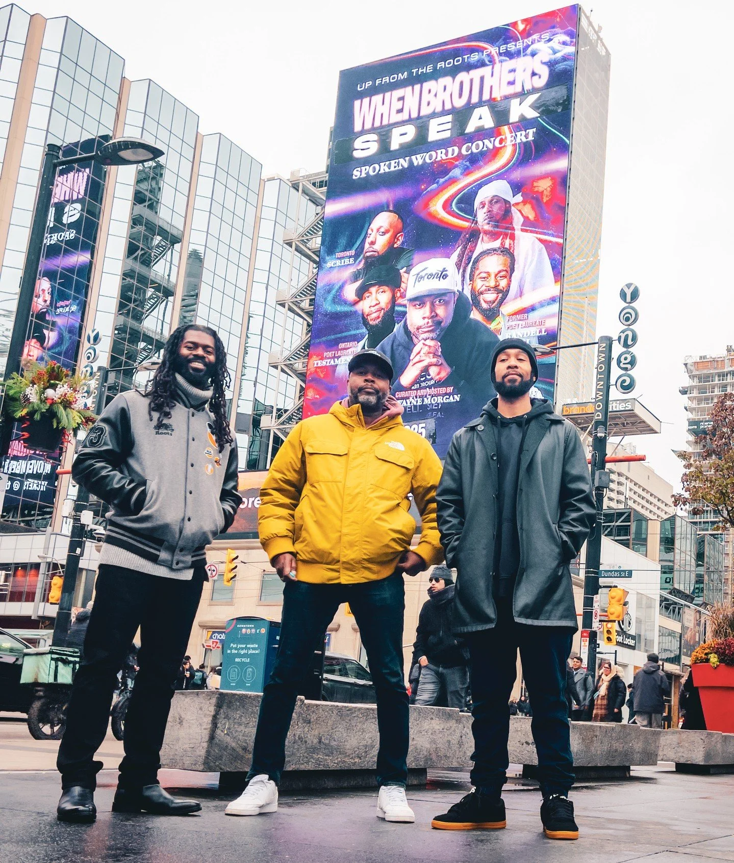 Once again, I am grateful to the good people at @brandedcities and my publicist @sashastoltz for facilitating this opportunity to get the word out about When Brothers Speak, which I was able to share with the current and former Ontario Poet Laureates