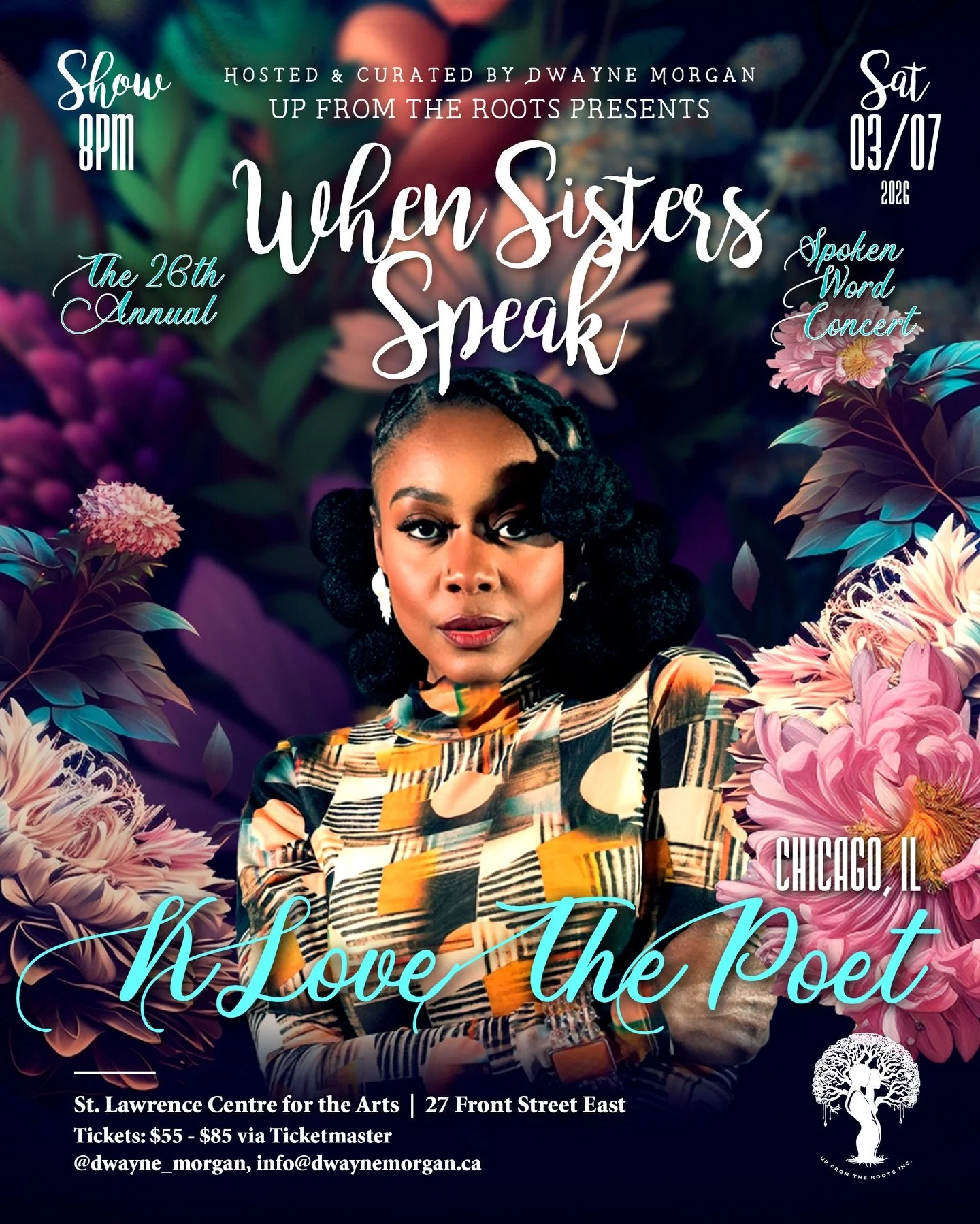 less than two weeks before we roll out the northern hospitality welcome for @klovethepoet who will be gracing the When Sisters Speak stage for the first time. 

Toronto, you know how we show up for the ladies, so hit up Ticketmaster and let&rsquo;s m
