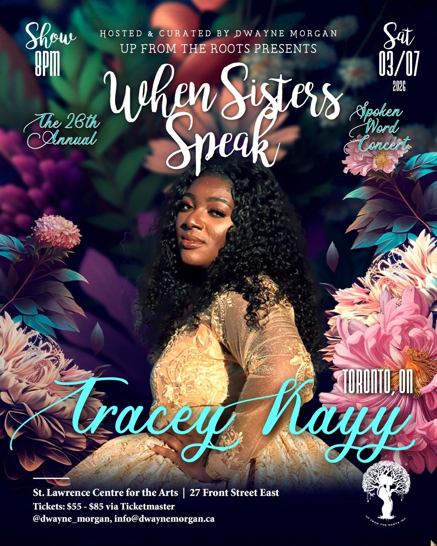 Toronto, are y&rsquo;all ready for what @tracey.kayy is preparing for When Sisters Speak????

If you don&rsquo;t already have them, hit up Ticketmaster to secure your seats!