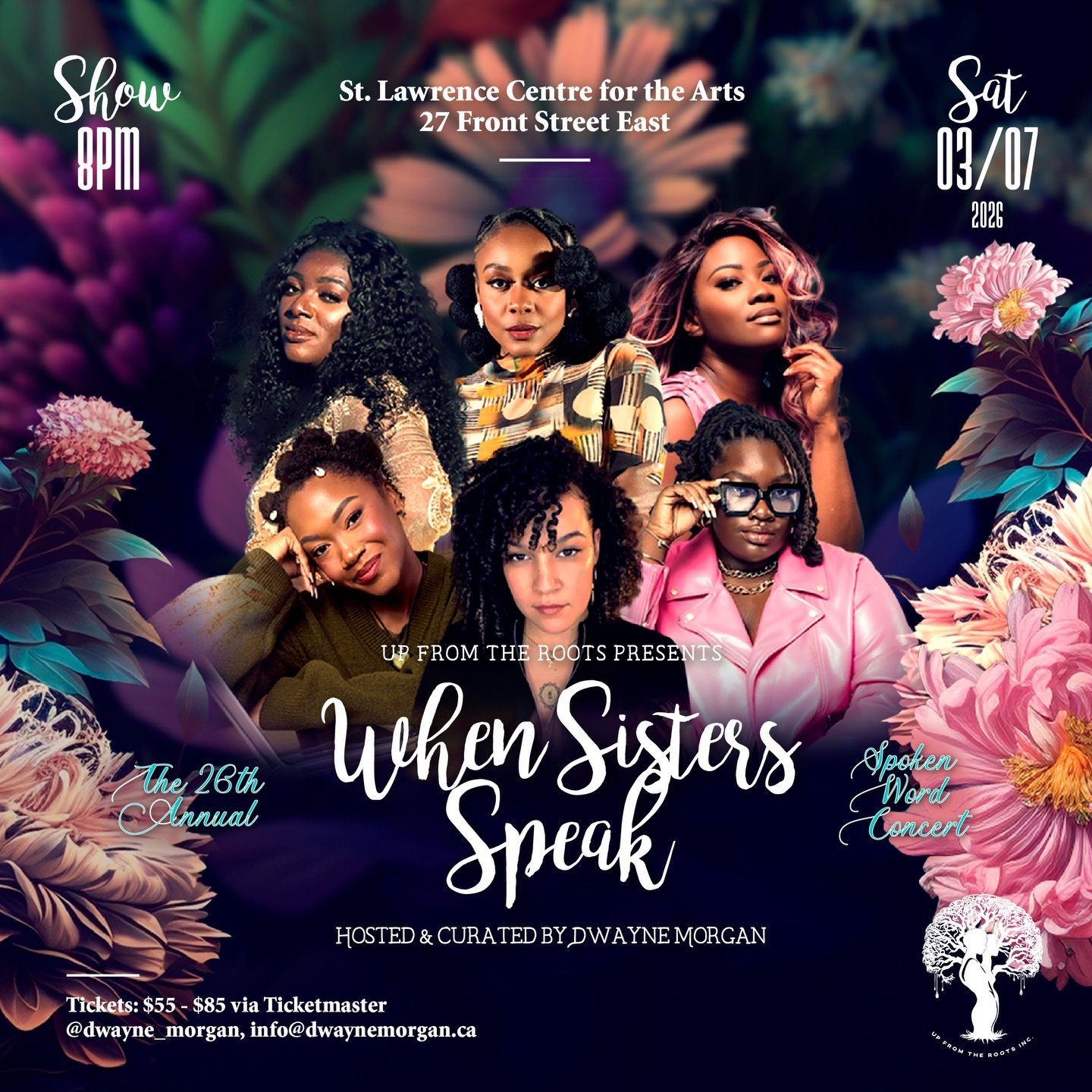 We are now just one week away from the 2026 edition of When Sisters Speak.

Calling all Black women, lovers and supporters of Black women, and allies of Black women to show up and show out!

Tickets are still available via Ticketmaster!!