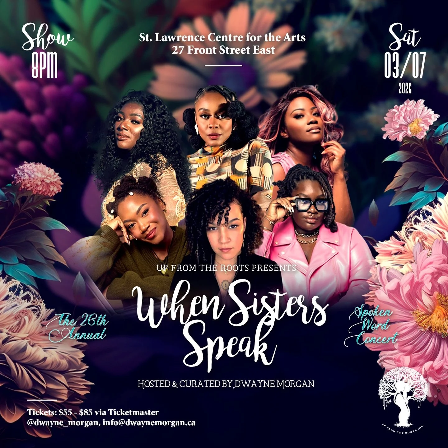 We are now just one week away from the 2026 edition of When Sisters Speak.

Calling all Black women, lovers and supporters of Black women, and allies of Black women to show up and show out!

Tickets are still available via Ticketmaster!!