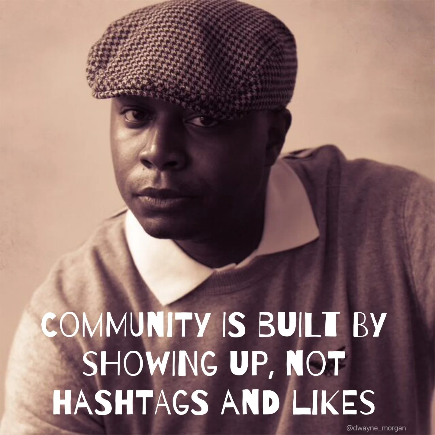 The digital world has reached a point where you can have thousands of followers and experience the depths of loneliness.

I believe we&rsquo;re at that point where we need to show up, in real life, for each other.

Online is great for sharing informa